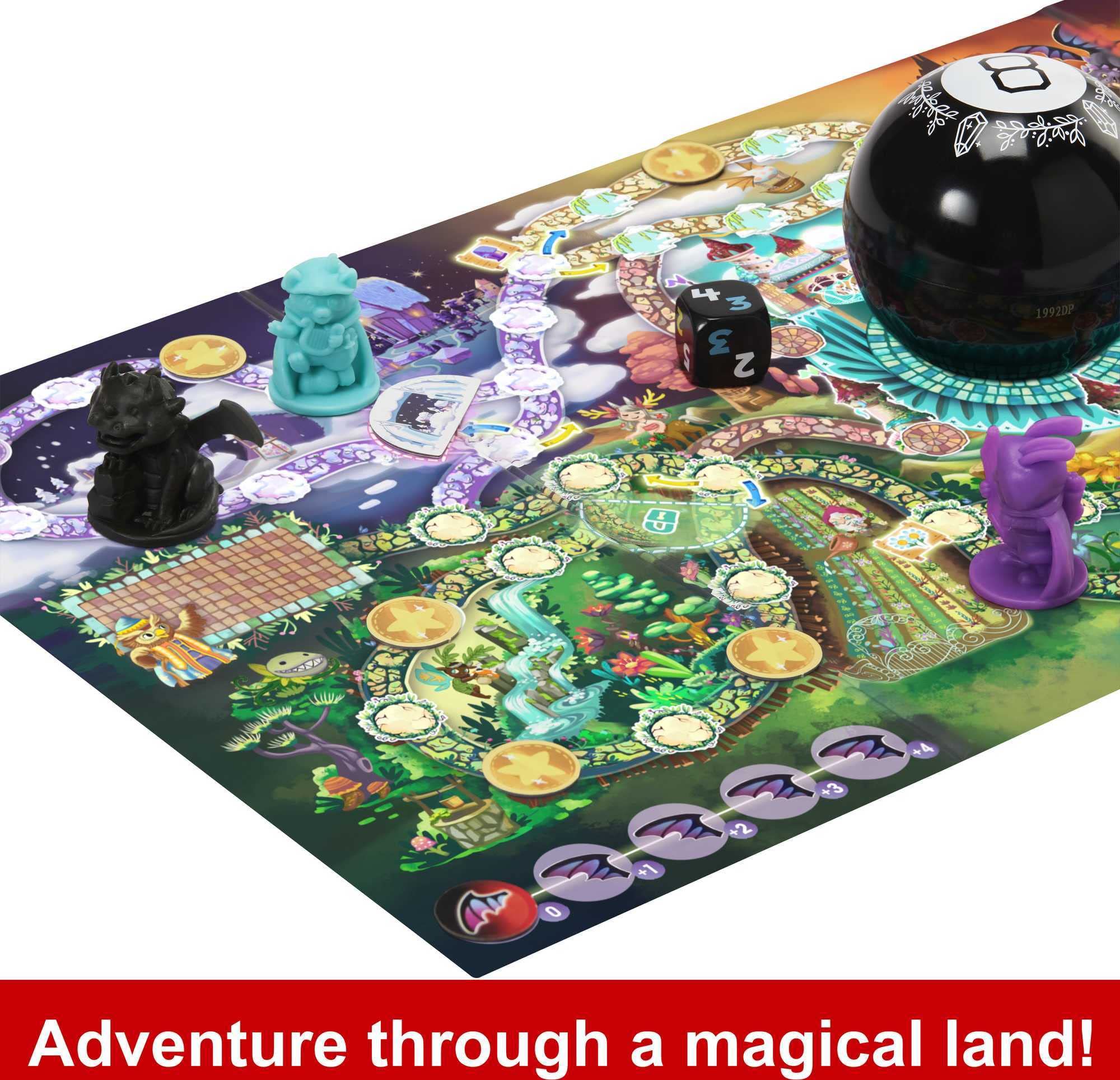 Mattel Games Magic 8 Ball Magical Encounters Cooperative Board Game 11