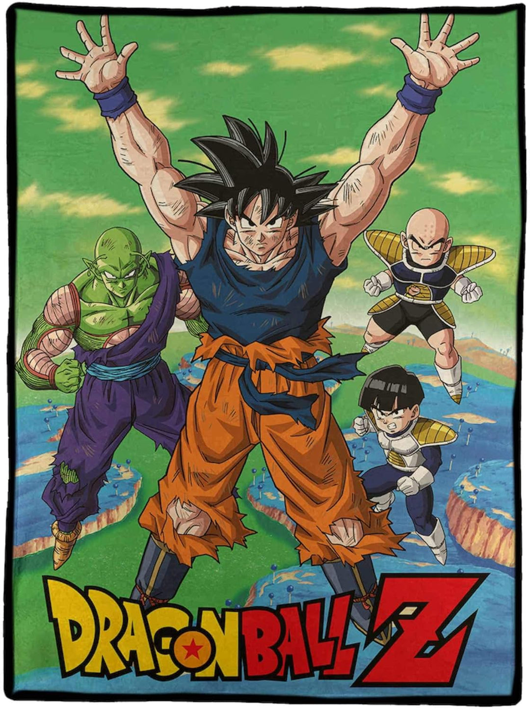 SD toys - Characters in Namek DBZ Polar Dragon Ball Blanket, 100 x 150 cm (SDTDRB22105)