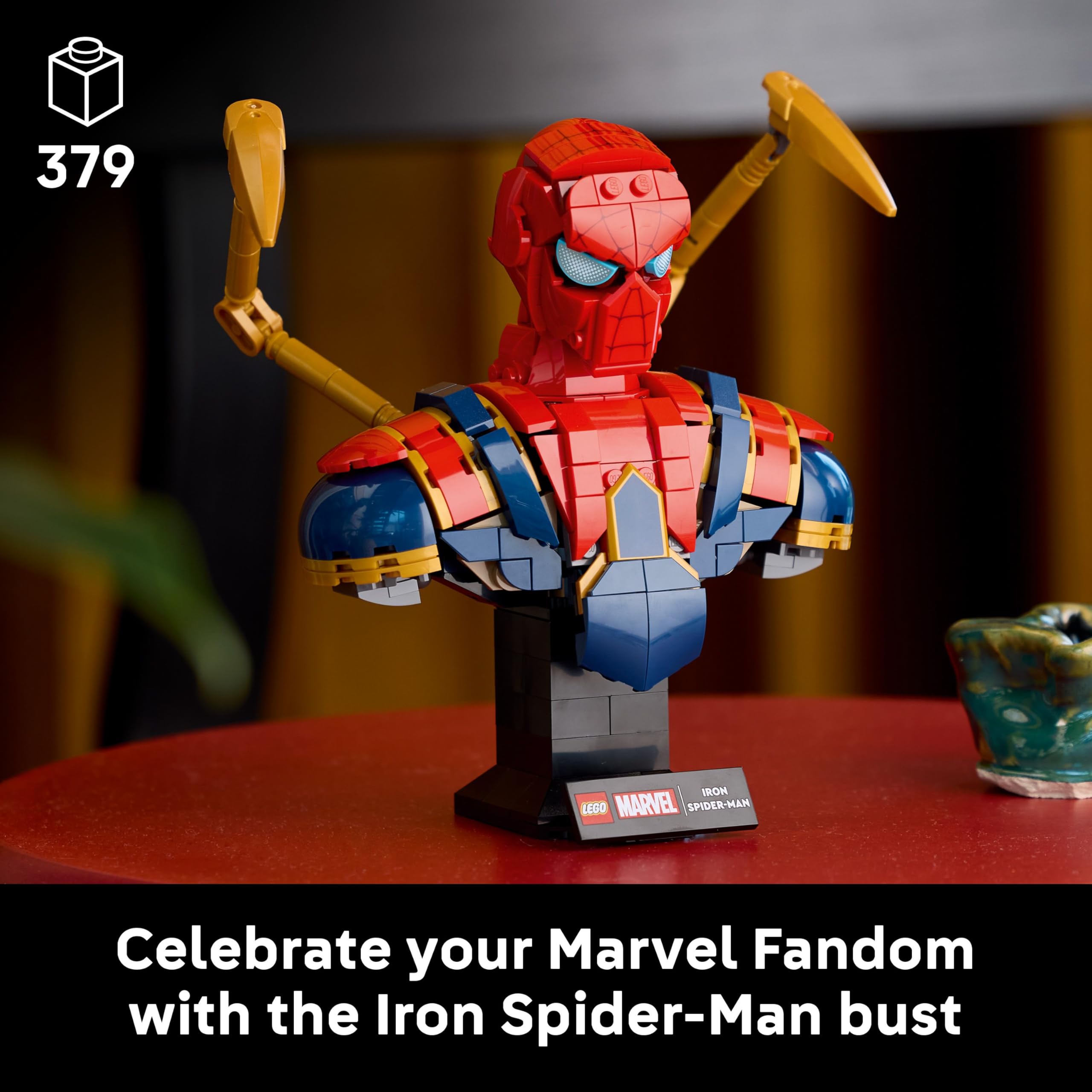 LEGO Marvel 76326 Iron Spider-Man Bust - Display Model Building Set for Adults 18+ 2