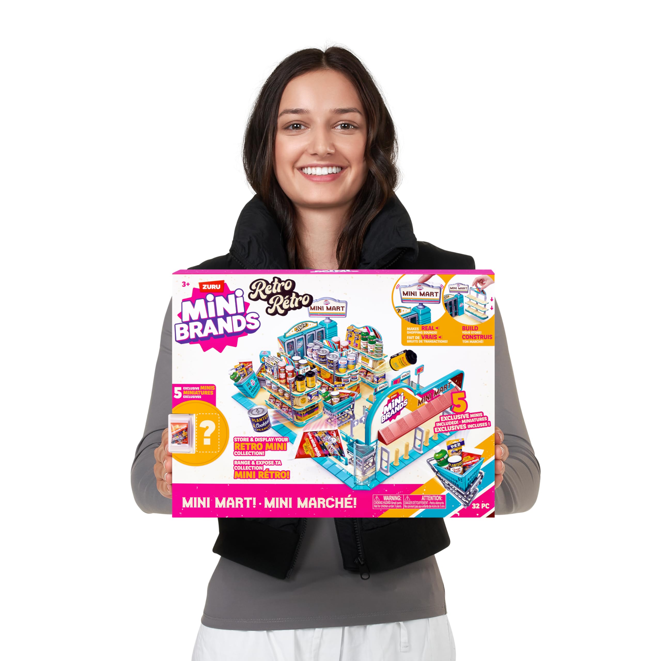 Mini Brands Retro Grocery Mini Mart Series 1 - Collectible Playset for Kids & Collectors 14