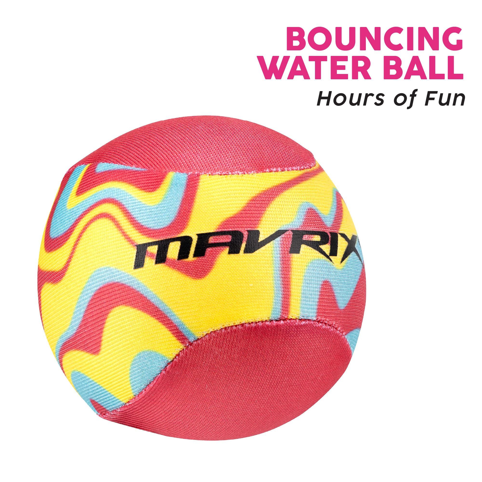 Mavrix Water Skim Ball - Bounces & Skims on Water | 5.5cm Diameter | Ages 3+ 4