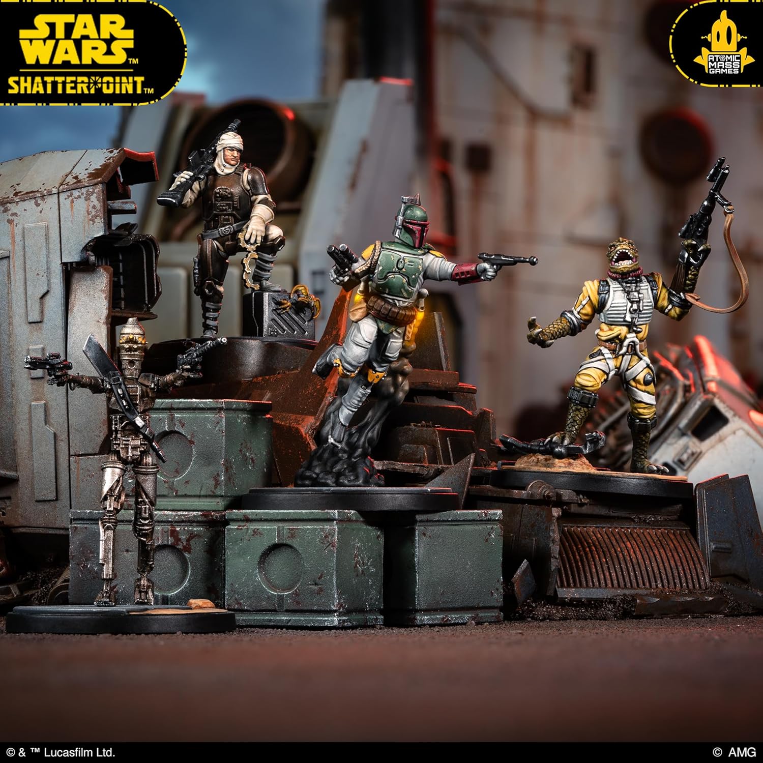 Atomic Mass Games Star Wars Shatterpoint We Don't Need Their Scum Squad Pack 7