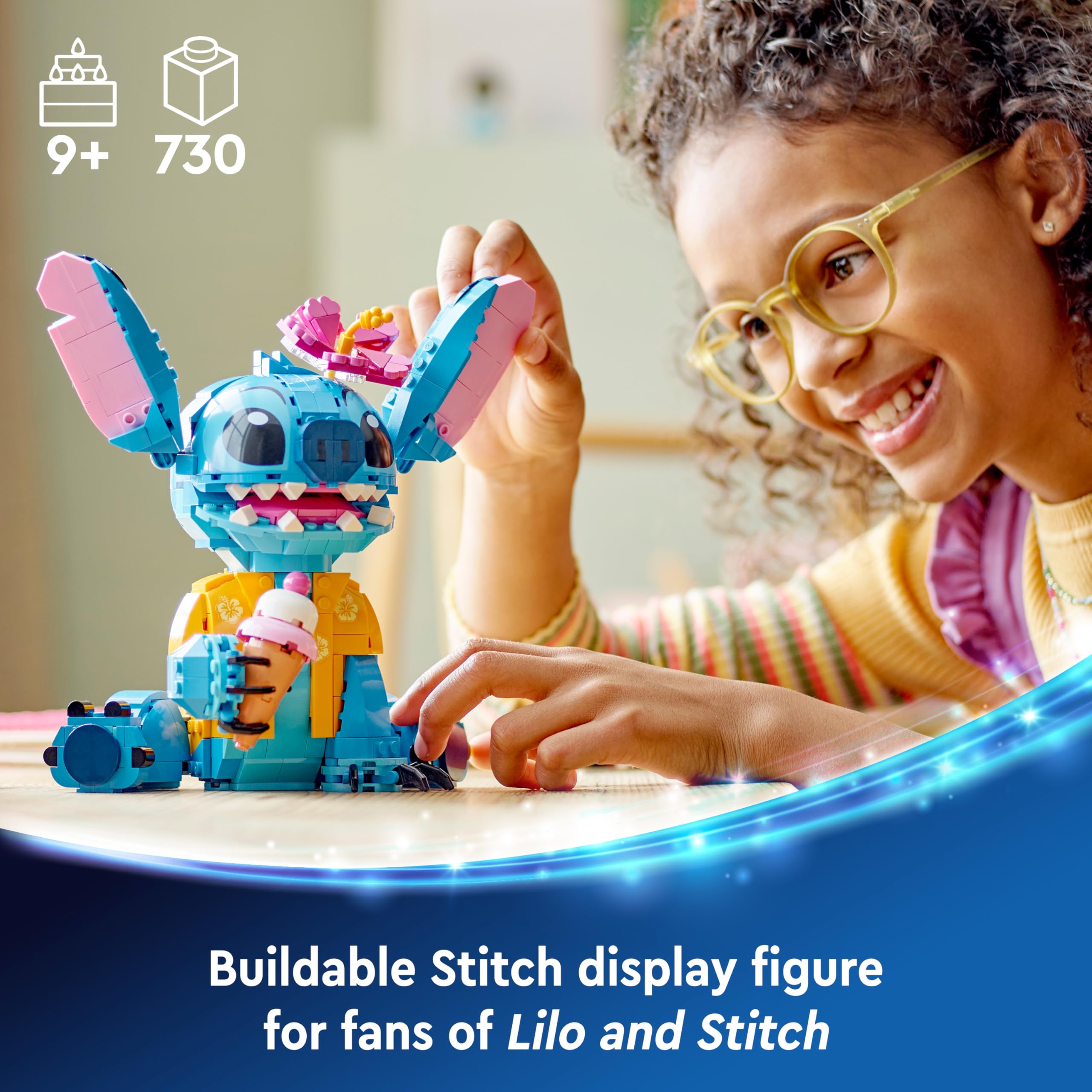 LEGO Disney 43249 Stitch Building Set - Movable Ears & Head | Ages 9+ 2