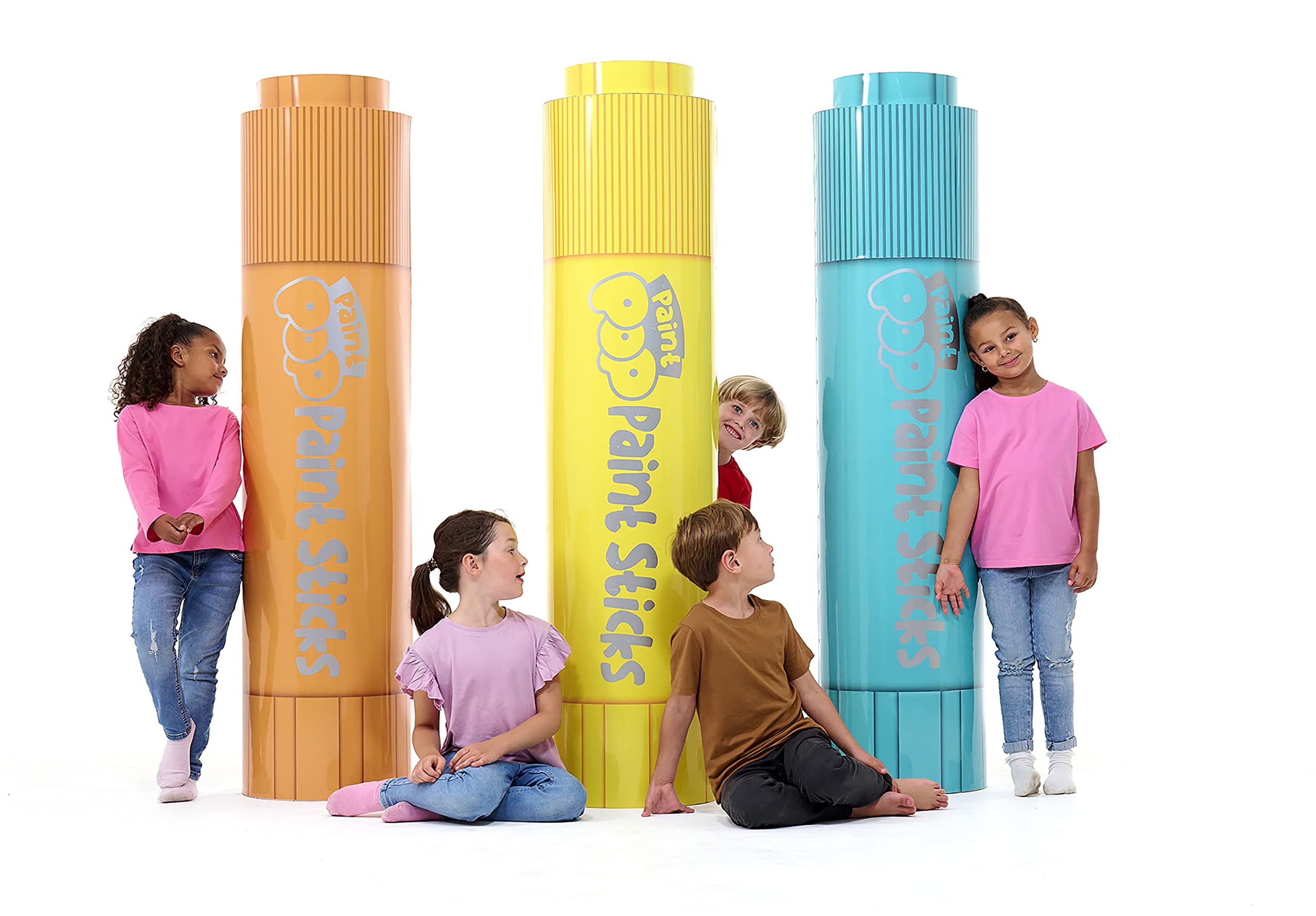 Paint Pop Paint Sticks - 30 Pack Assorted Colors | Mess-Free Painting for Kids 9