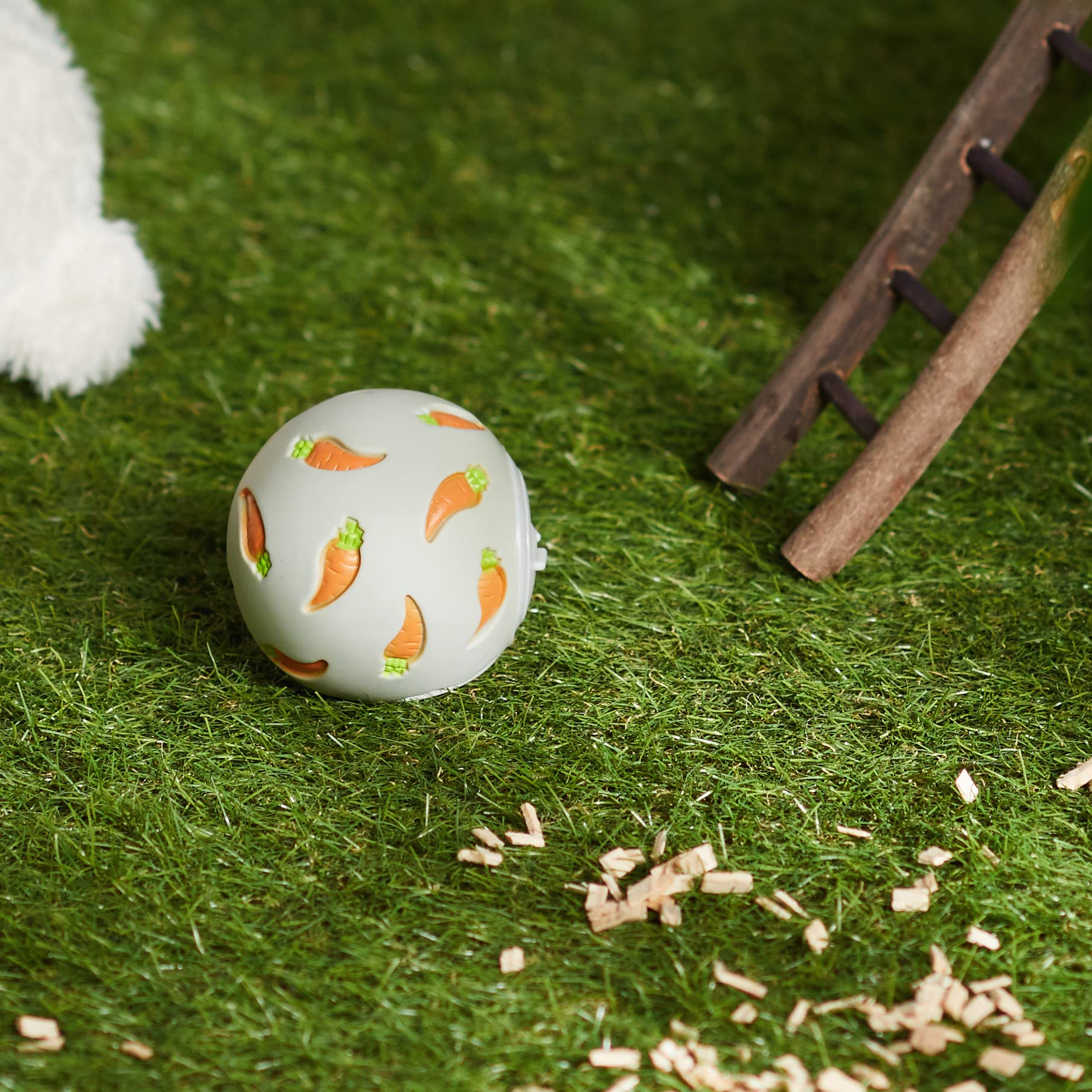 TRIXIE Plastic Snack Ball - Treat Dispensing Toy for Small Animals | 7 cm Diameter | Adjustable Opening