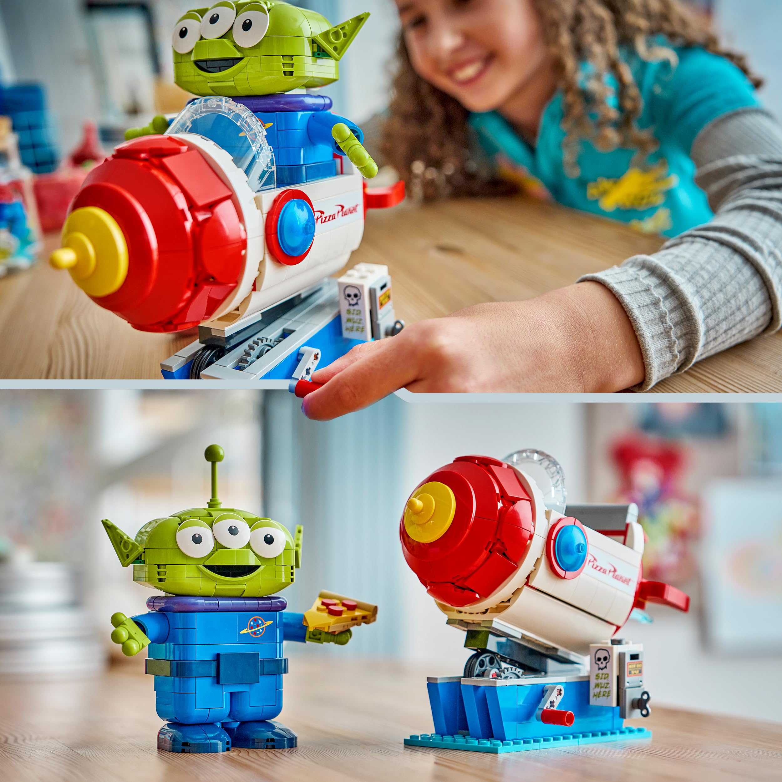 LEGO Disney Pixar Toy Story Alien with Pizza Planet Rocket Ride Building Set 43307 for Ages 9+ 5