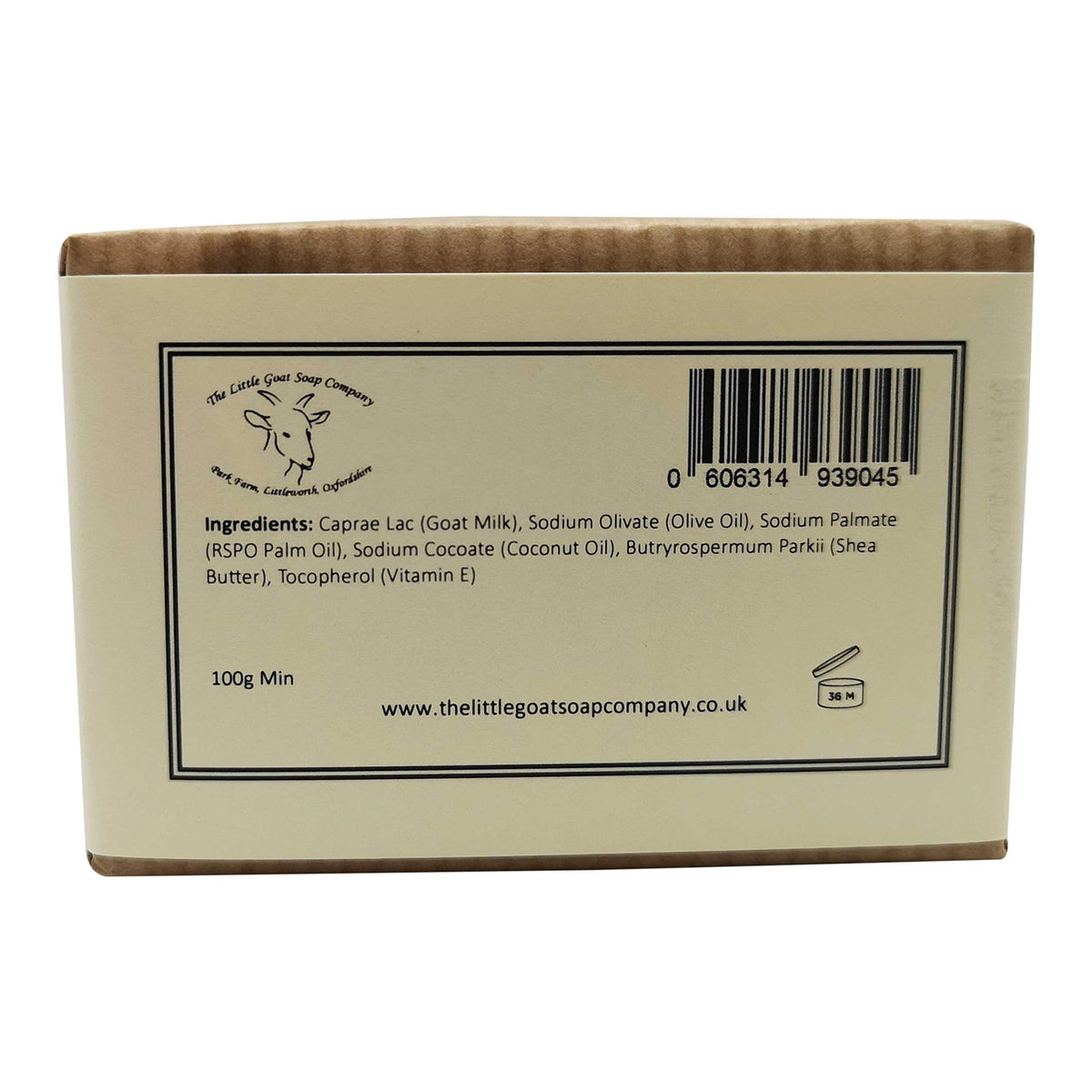 The Little Goat Soap Company Simply Goat Milk Soap - Unscented, 100g | Sensitive Skin Formula | Natural Ingredients