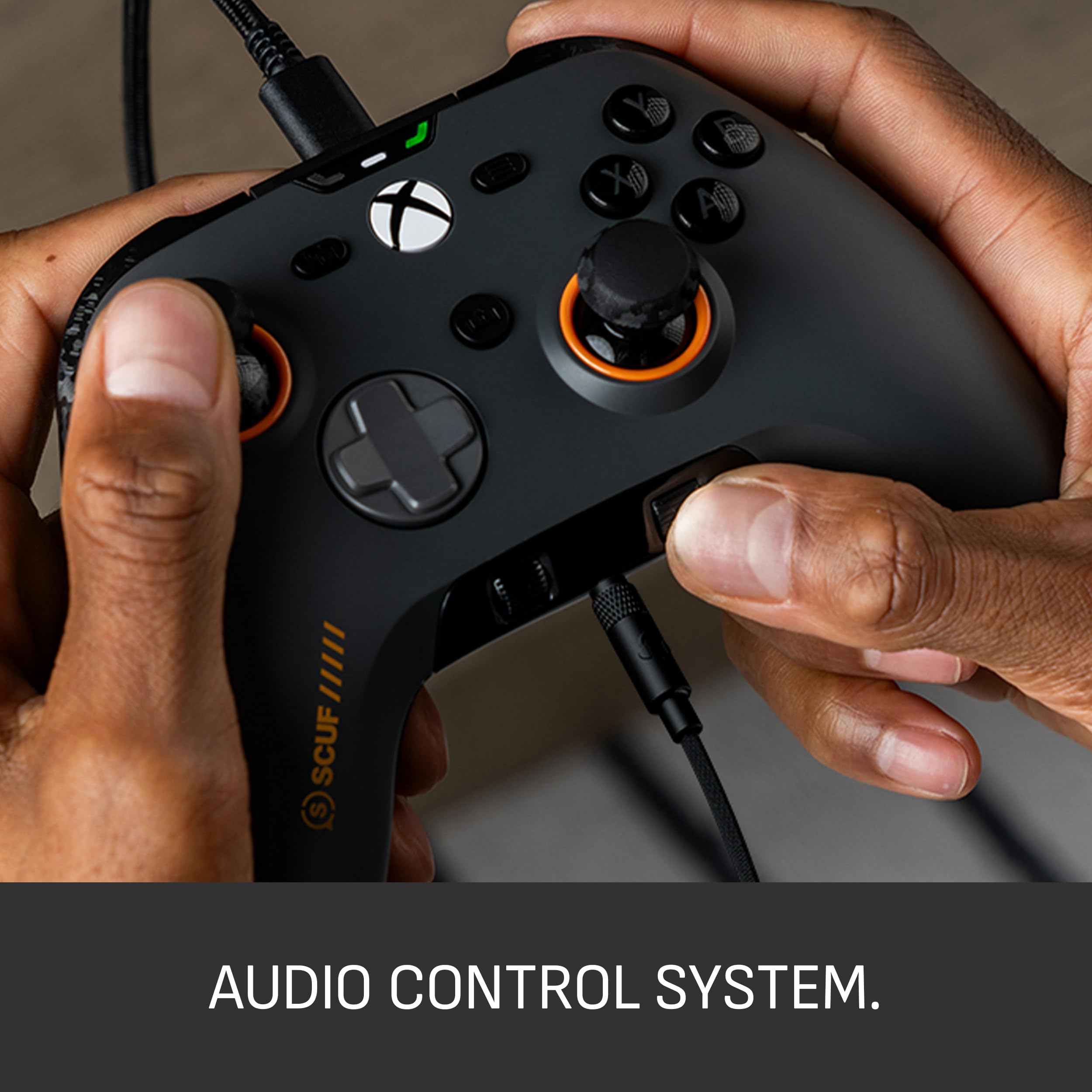 SCUF VALOR PRO Wired Performance Xbox Controller – Customisable Back Paddles, Hall Effect Thumbsticks, Steel Grey 6