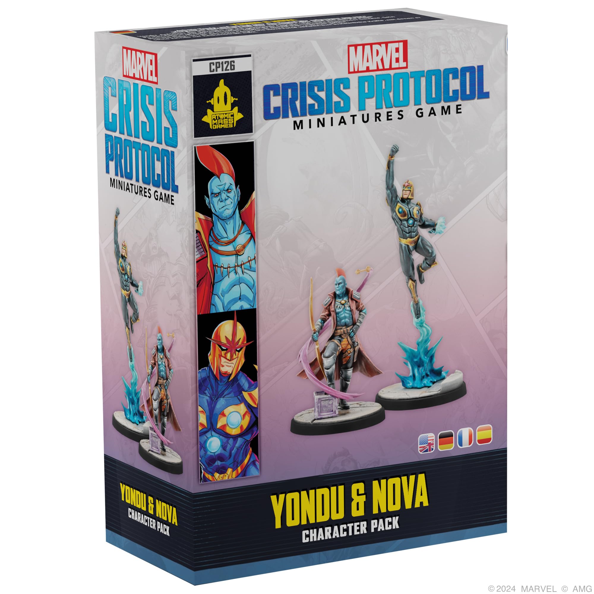 Atomic Mass Games Marvel Crisis Protocol - Yondu & Nova Miniatures Expansion 1