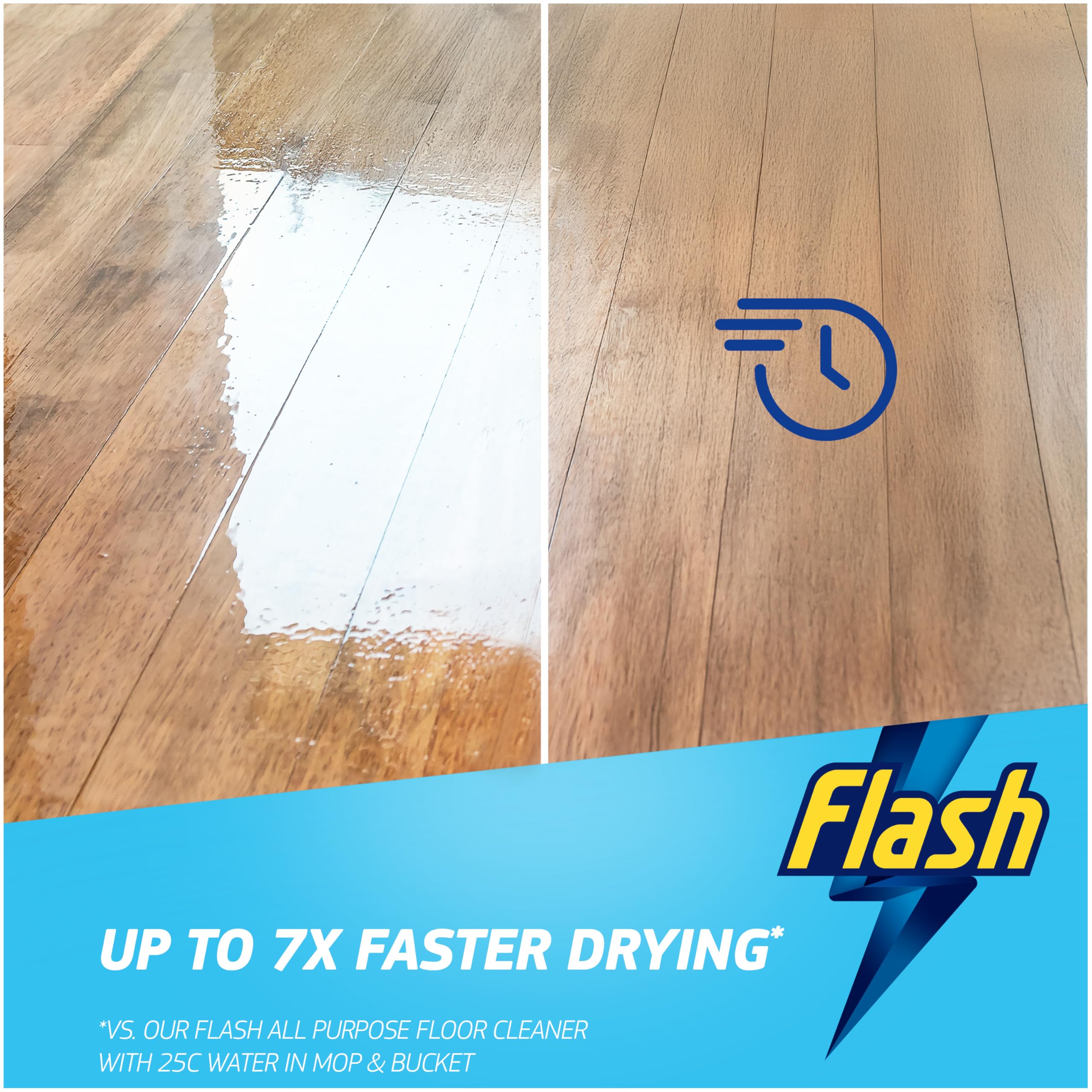 FLASH Direct To Floor Cleaner - Midsummer Memories Ltd Edition | Fast Dry | 1.6L 4