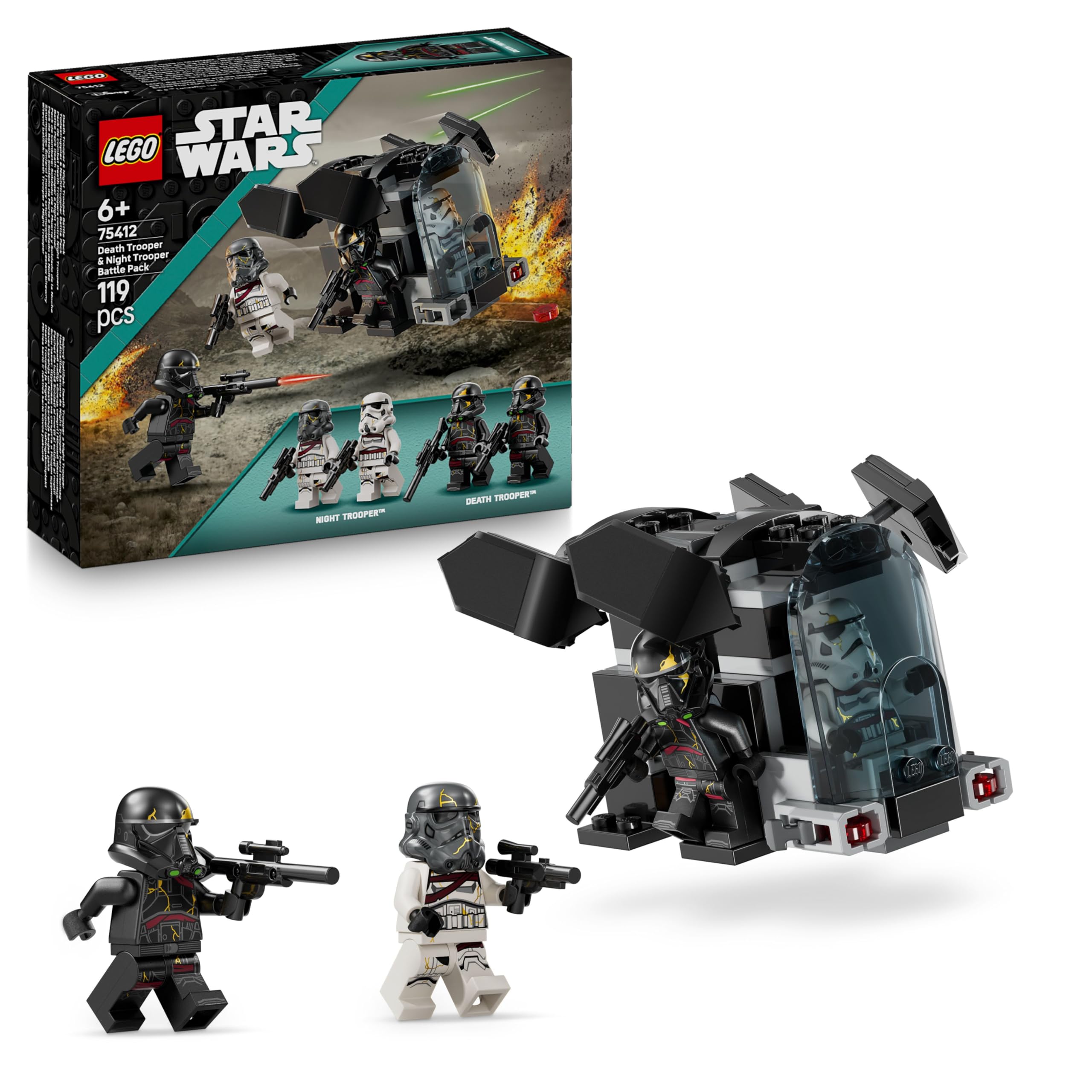 LEGO Star Wars: Ahsoka Death Trooper & Night Trooper Battle Pack 75412 | Ages 6+