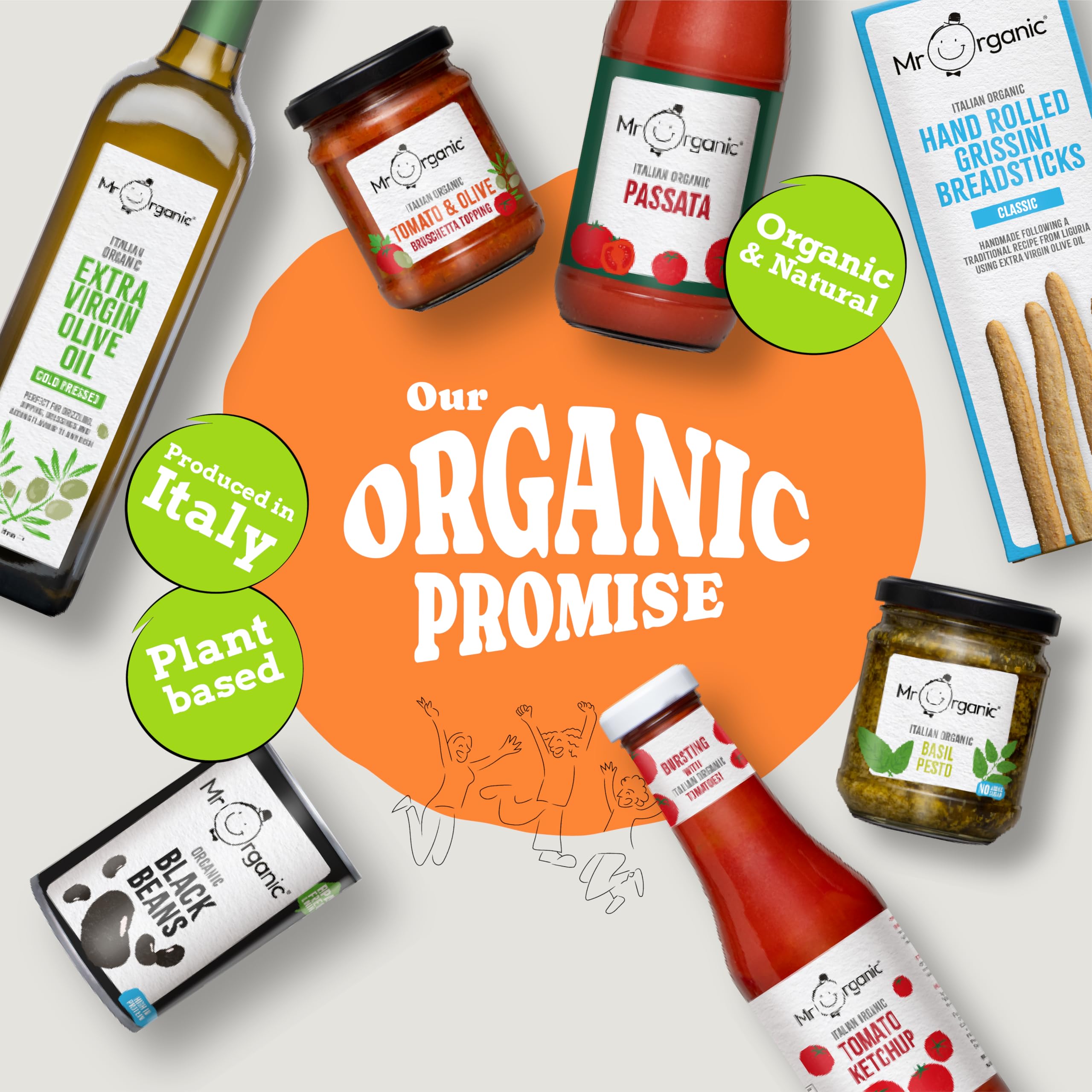Mr Organic No Added Sugar Basil Pesto 190g - Organic Vegan Gluten-Free Pesto Sauce 3