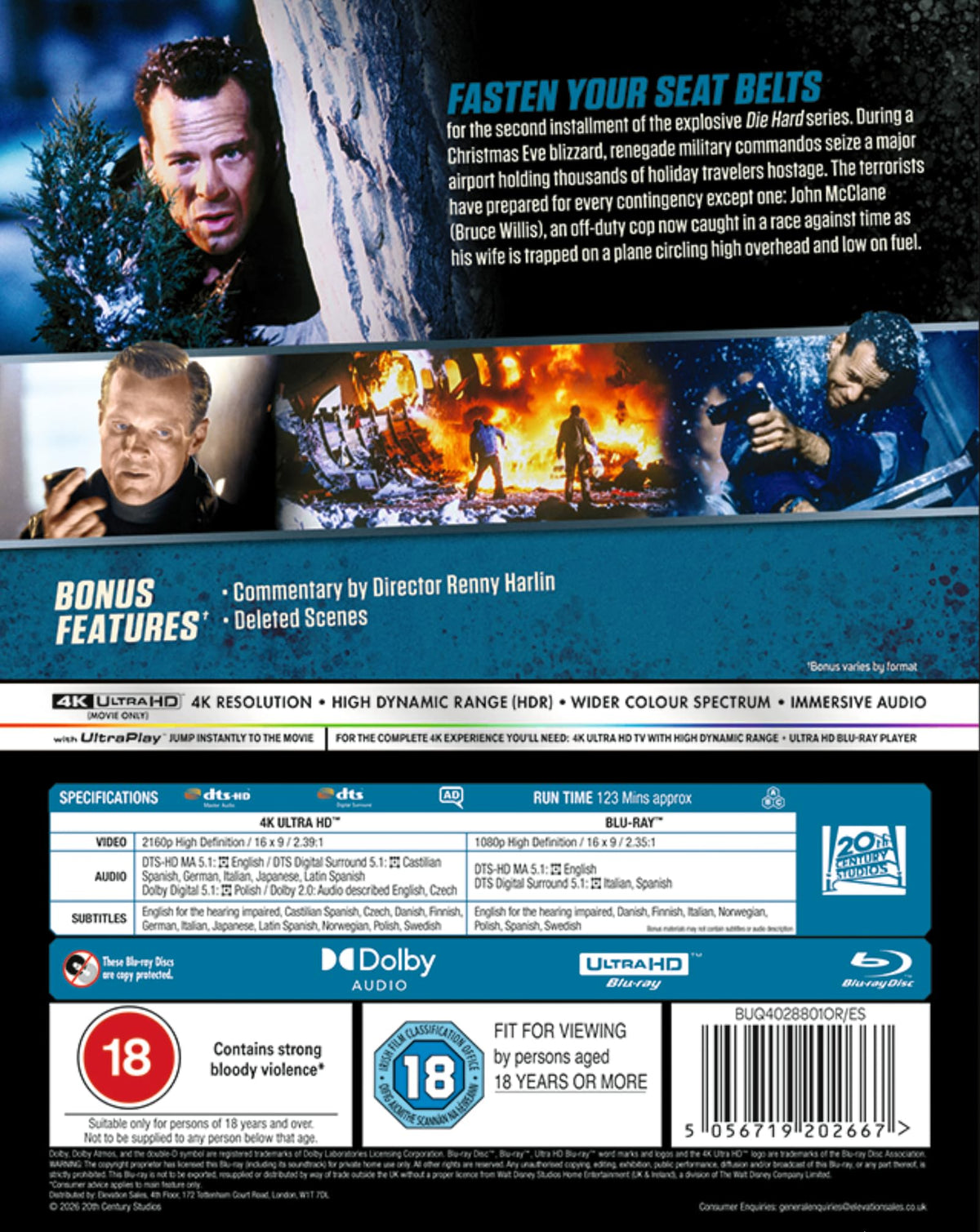 Die Hard 2 [4K UHD Blu-ray]