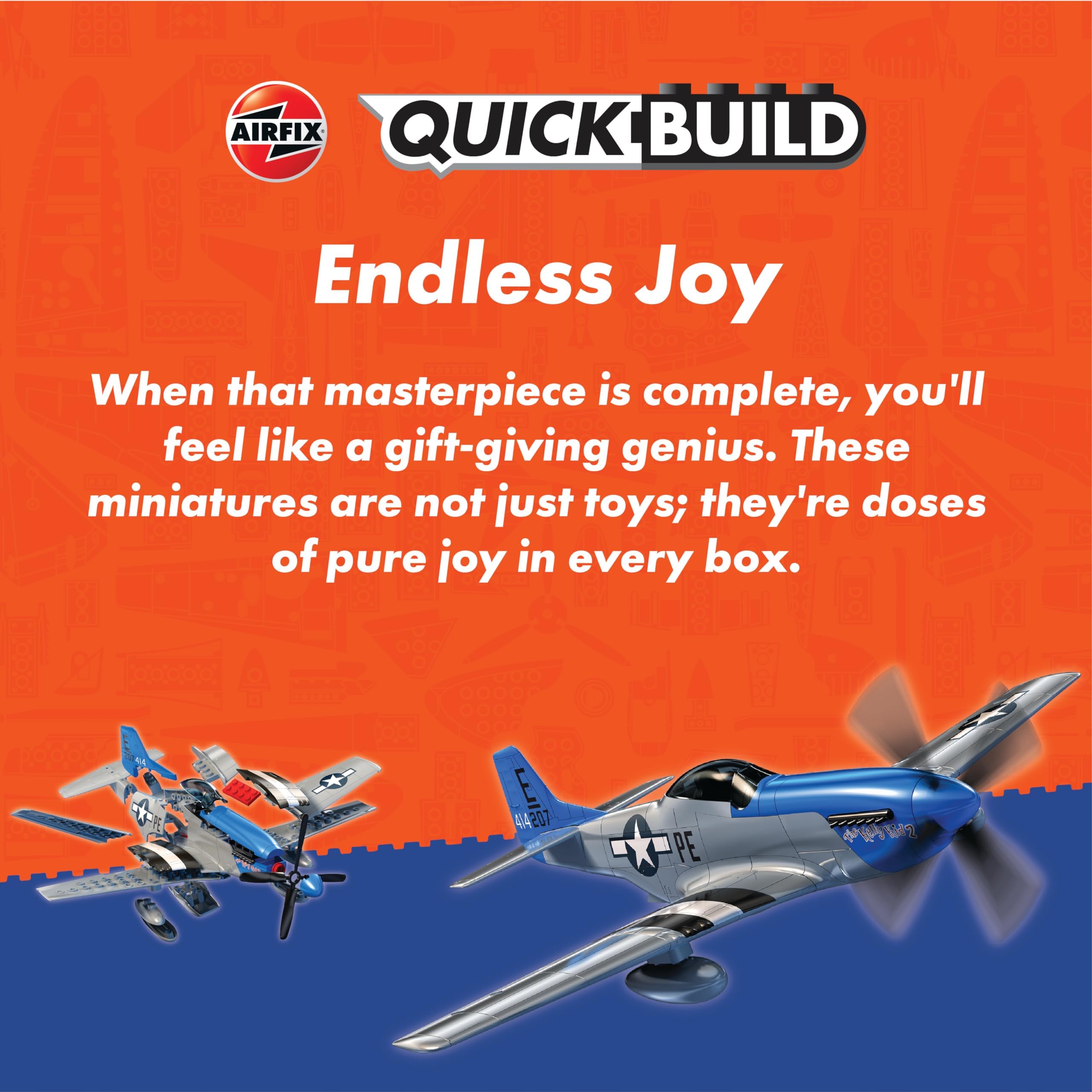 Airfix QUICKBUILD F22 Raptor Model Kit - Snap-Fit Fighter Jet for Kids 6+ 5