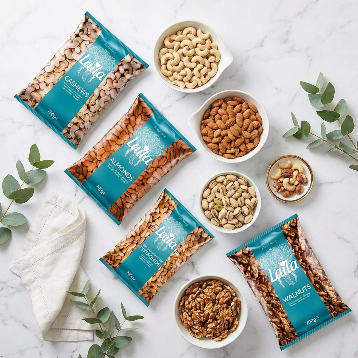 Laila Roasted & Salted Pistachios - 700g