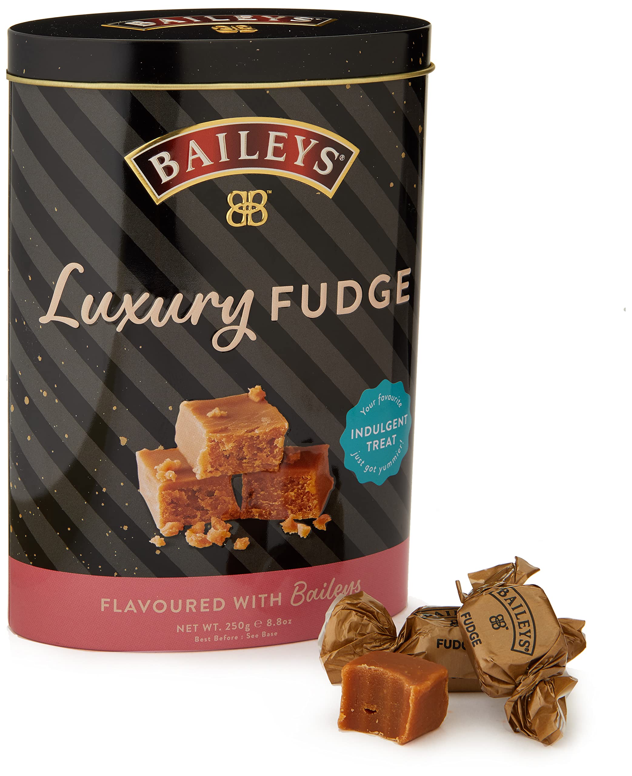 Gardiners of Scotland Baileys Luxury Fudge Oval Tin 250g 6
