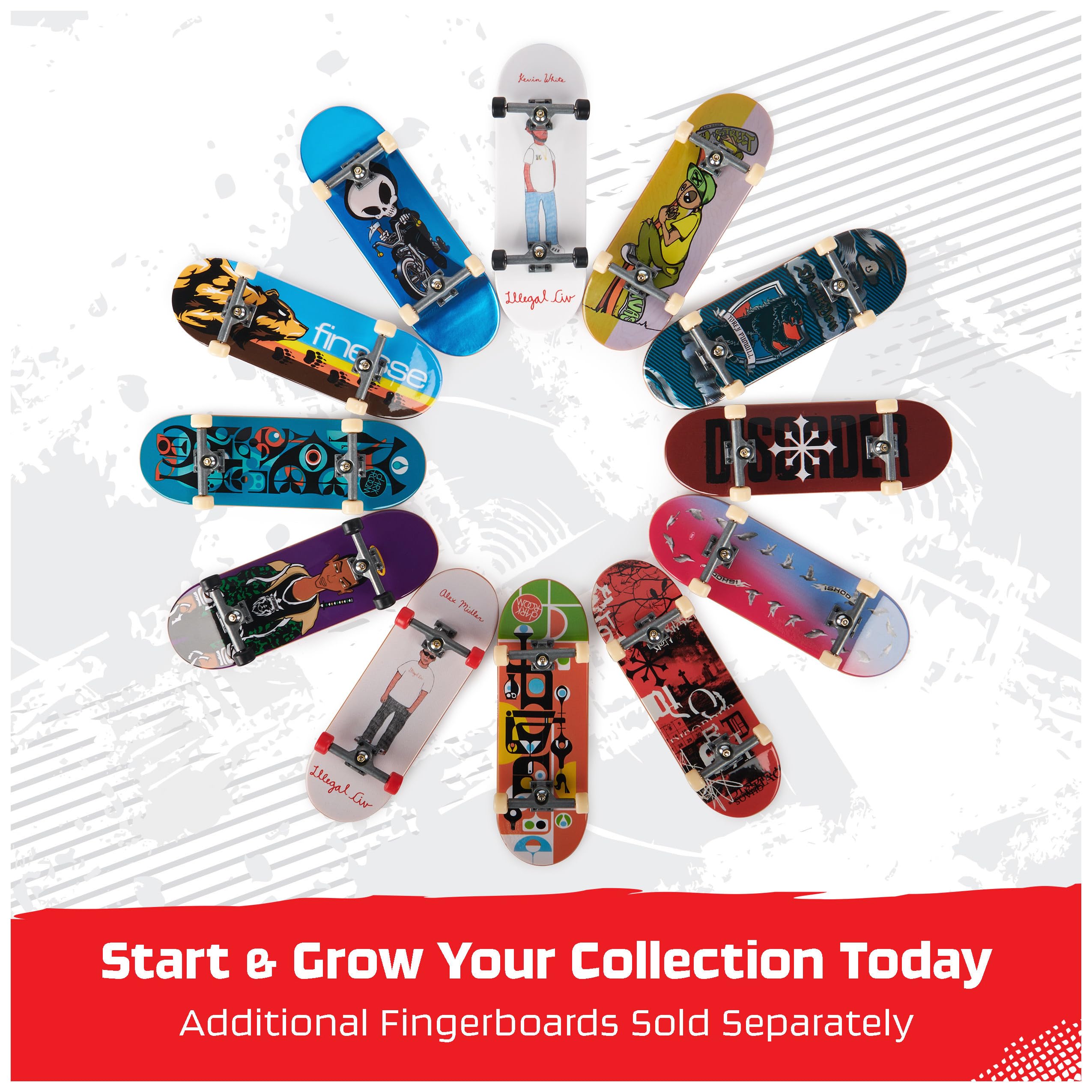Tech Deck Spongebob Sk8shop Fingerboard Bonus Pack | Customize 3 Boards | Ages 6+ 6