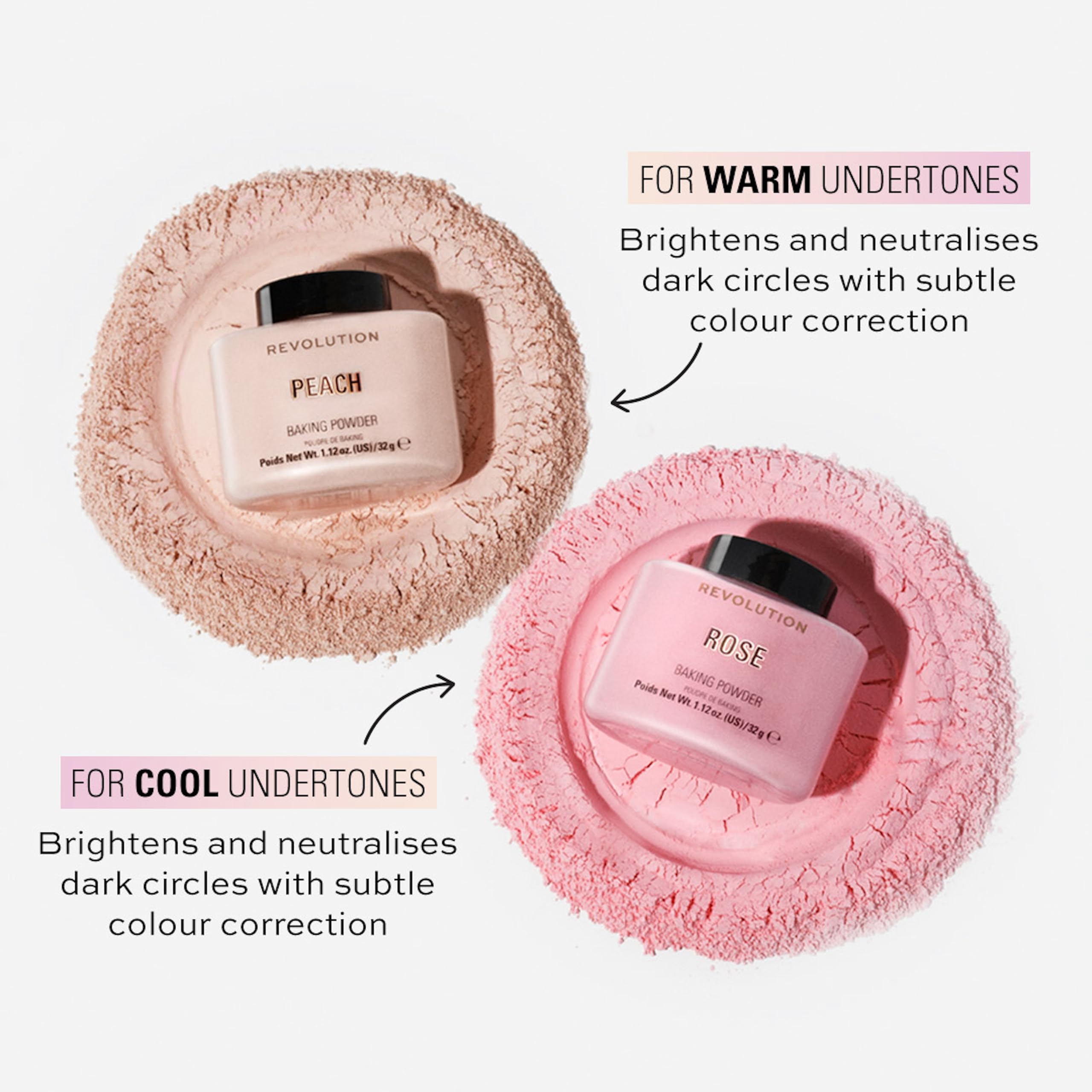 Revolution Beauty London - Loose Baking Powder (Rose, 32g) 6
