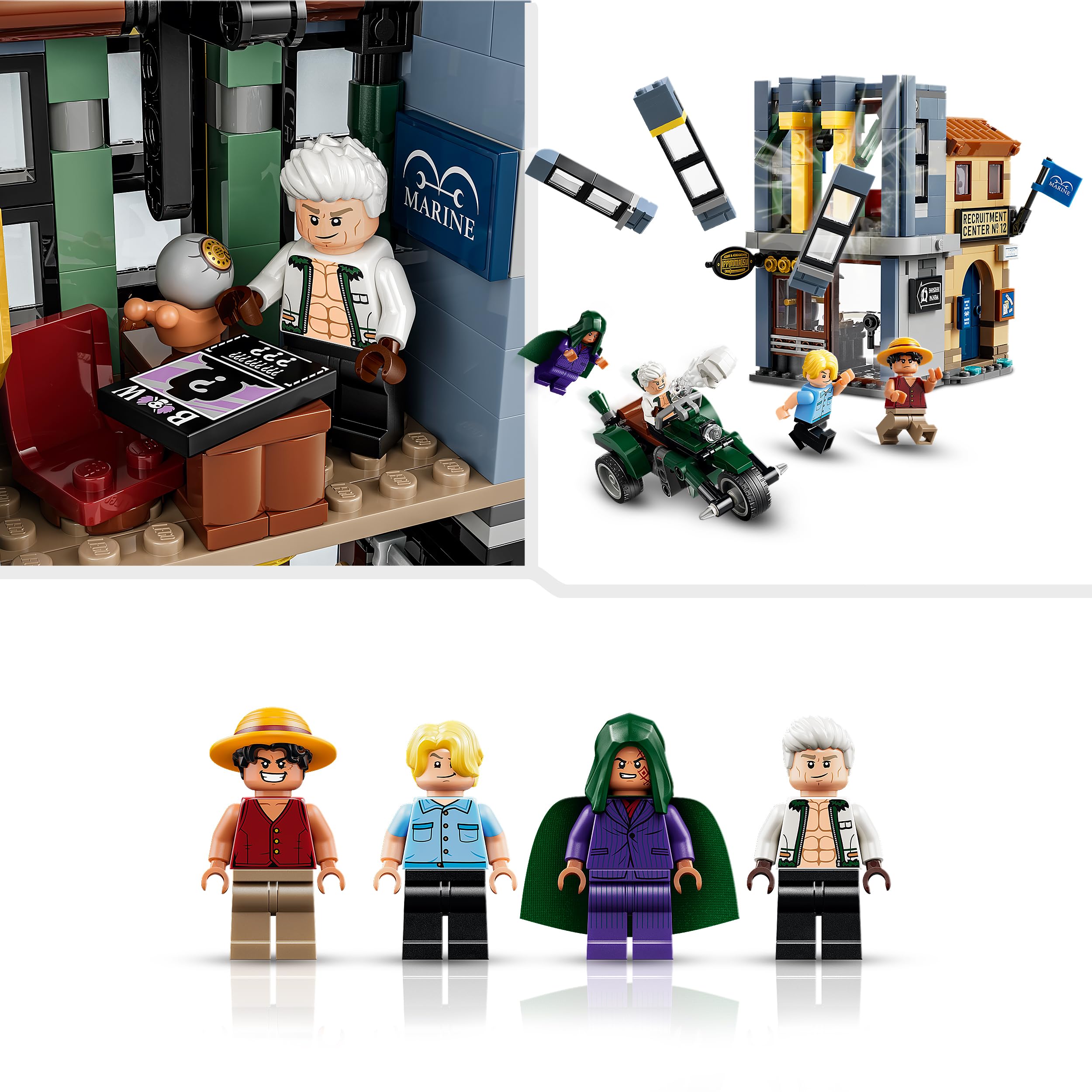 LEGO ONE PIECE Showdown with Captain Smoker Building Set | Ages 9+ | Model 75642 4
