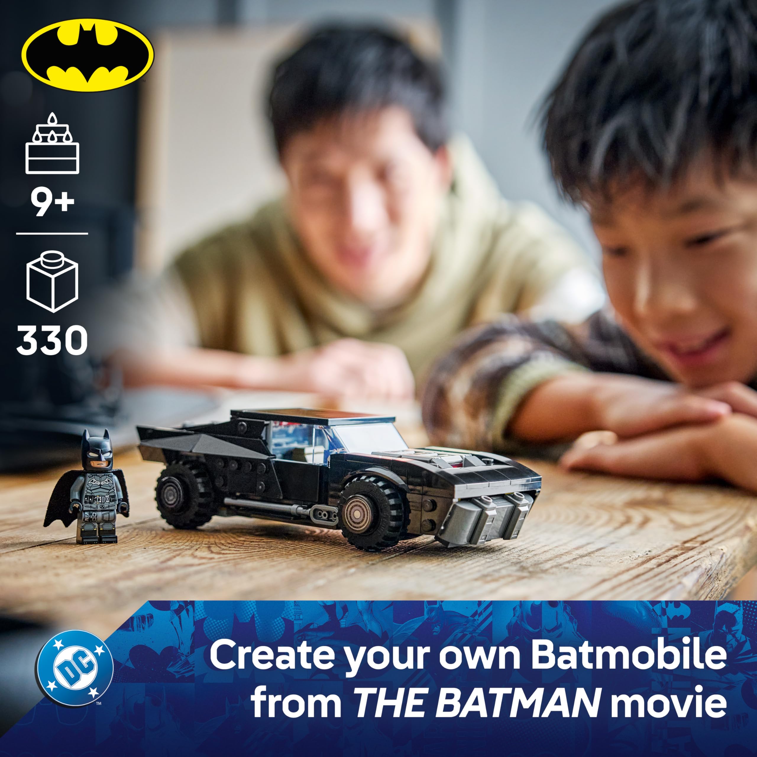 LEGO DC The Batman Batmobile Car Toy Model Kit 76332 for Ages 9+ 2