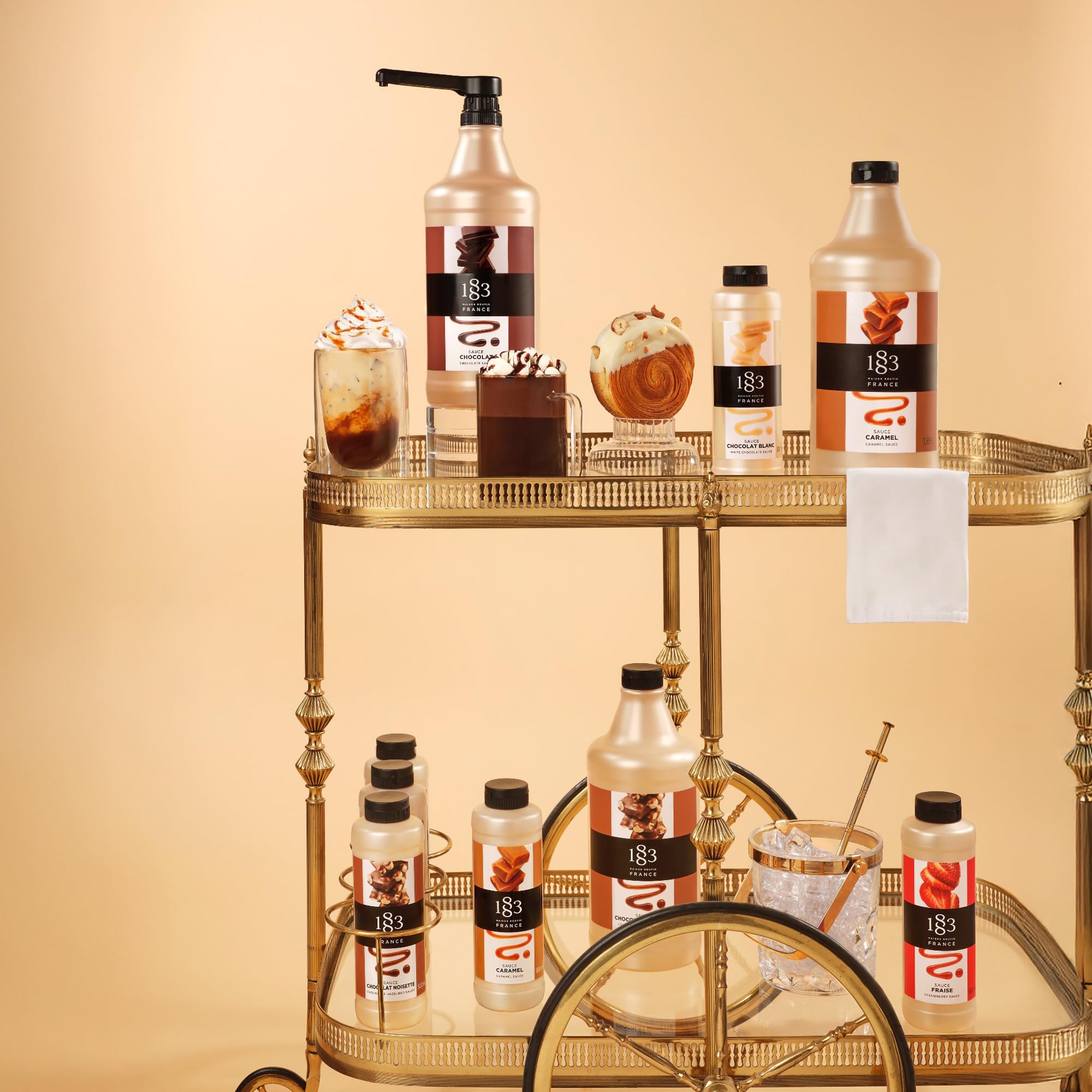 1883 Maison Routin Chocolate Sauce - Rich Cocoa Blend | 500ml Squeezable Tube 8