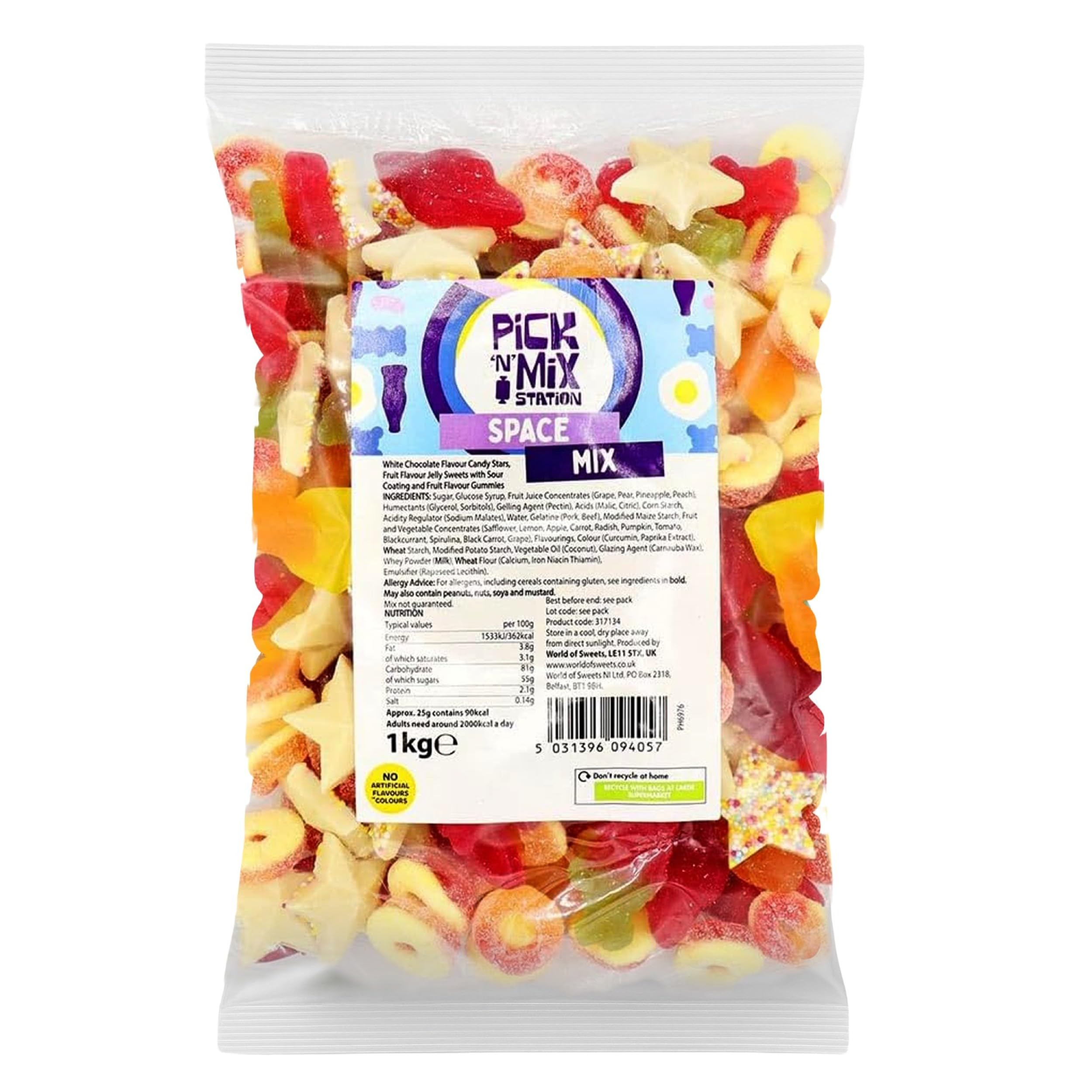 Bonds of London - Pick 'n' Mix Station Space Mix Chewy Sweets (1 kg)
