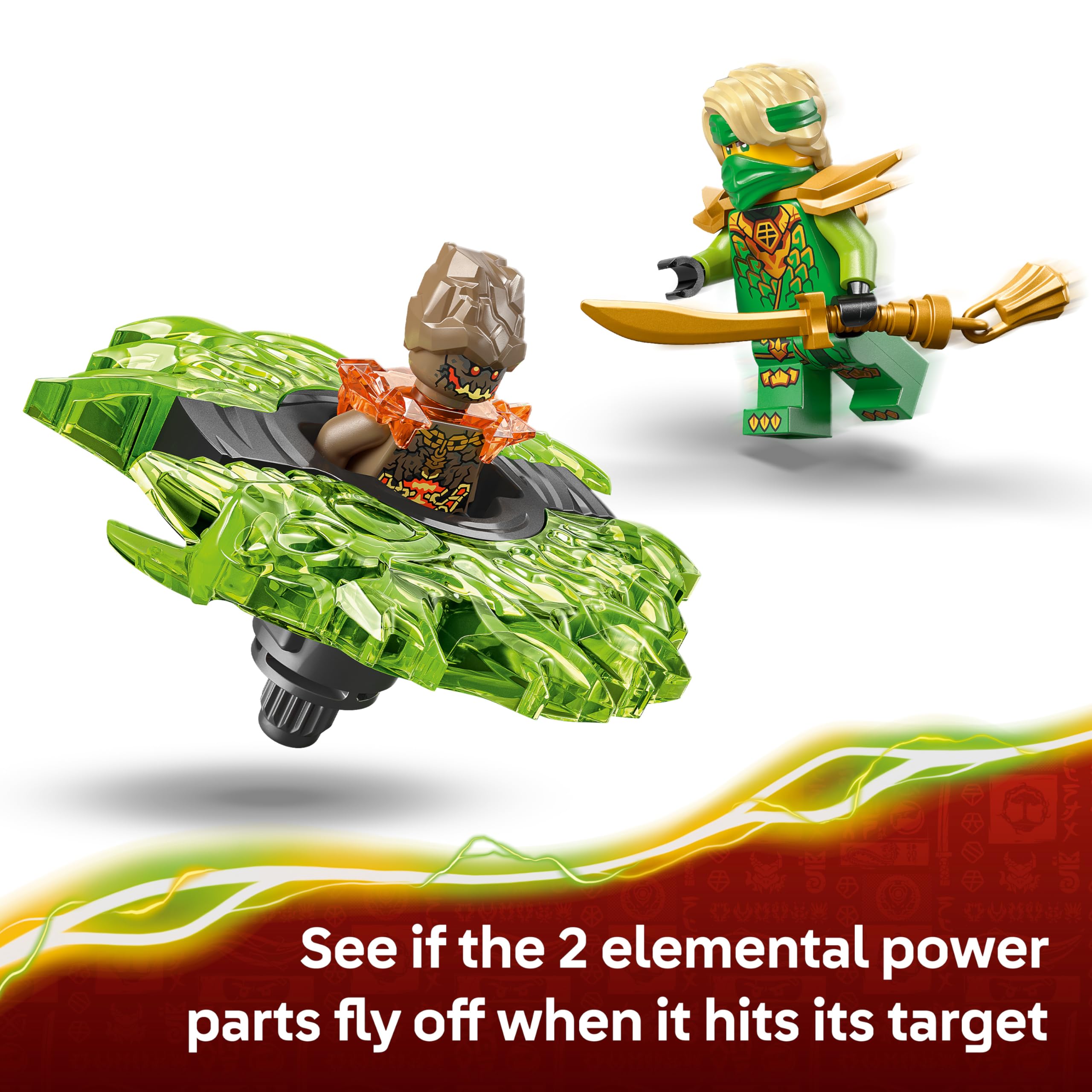 LEGO NINJAGO 71850 Lloyd vs. Earth Monster Spinner Building Set | Ages 6+ 5