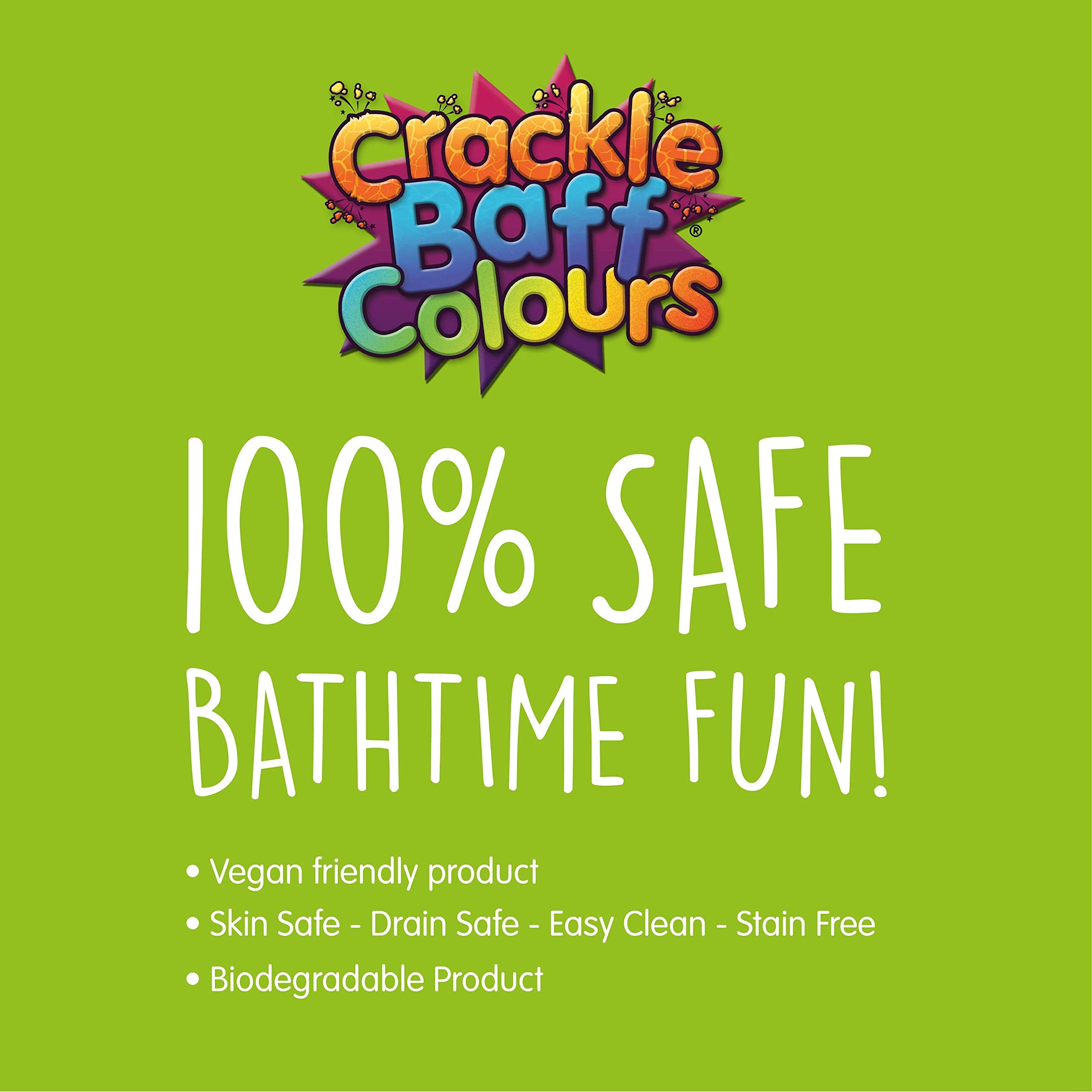 ZIMPLI Crackle Baff Colours Bath Toy - 3 Pack | Makes Water Crackle, Pop & Change Colour | UK Made 5