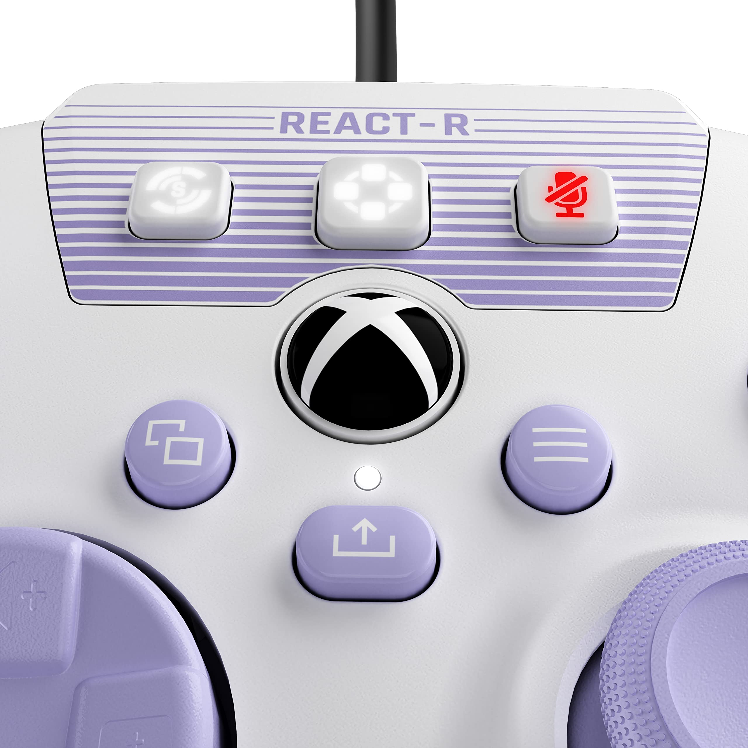 Turtle Beach REACT-R Controller White/Purple – Xbox Series X|S, Xbox One, PC 7