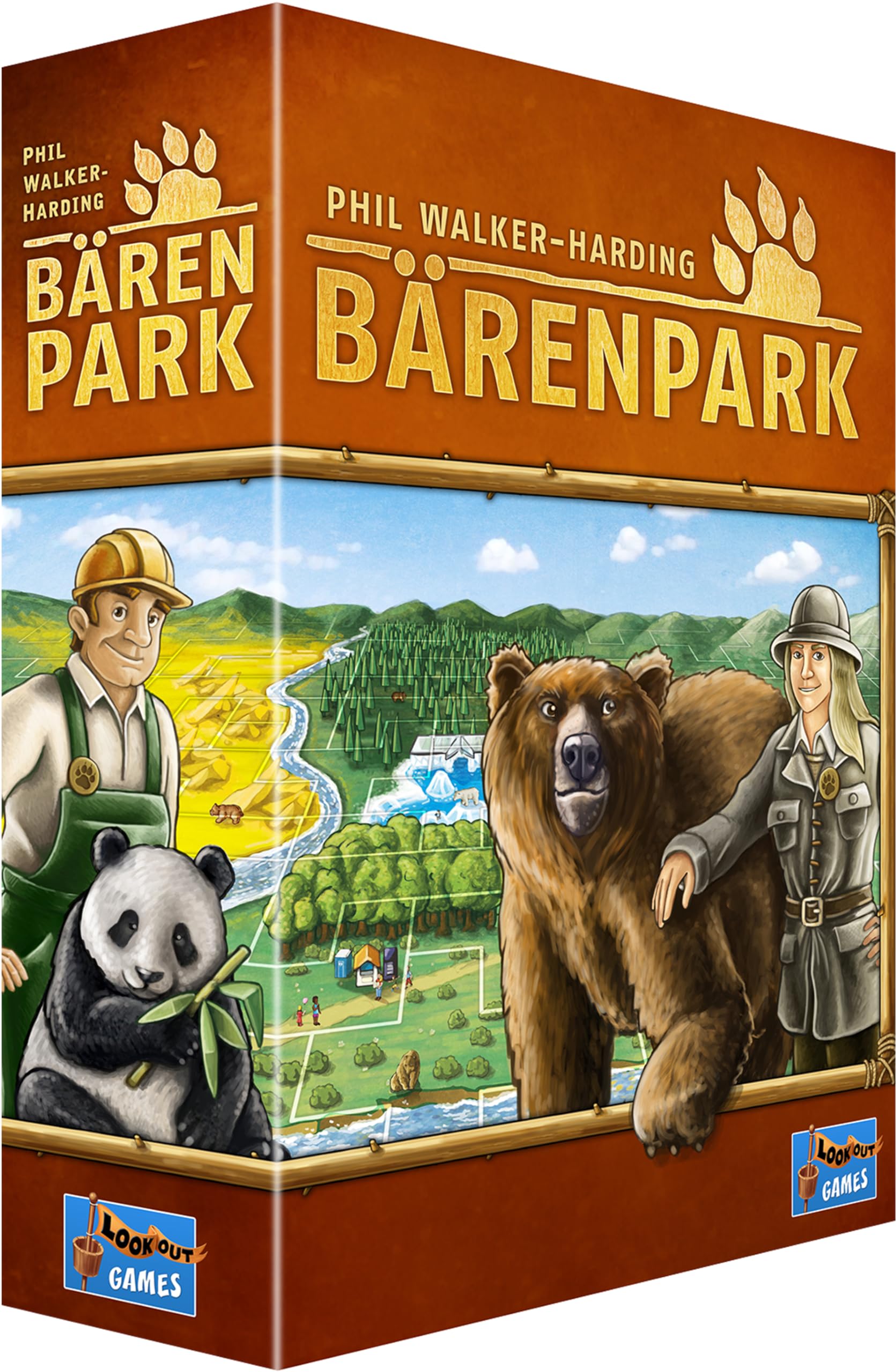 Lookout Barenpark Board Game - Strategy Family Game | 2-4 Players | Ages 8+ | 30-45 Min