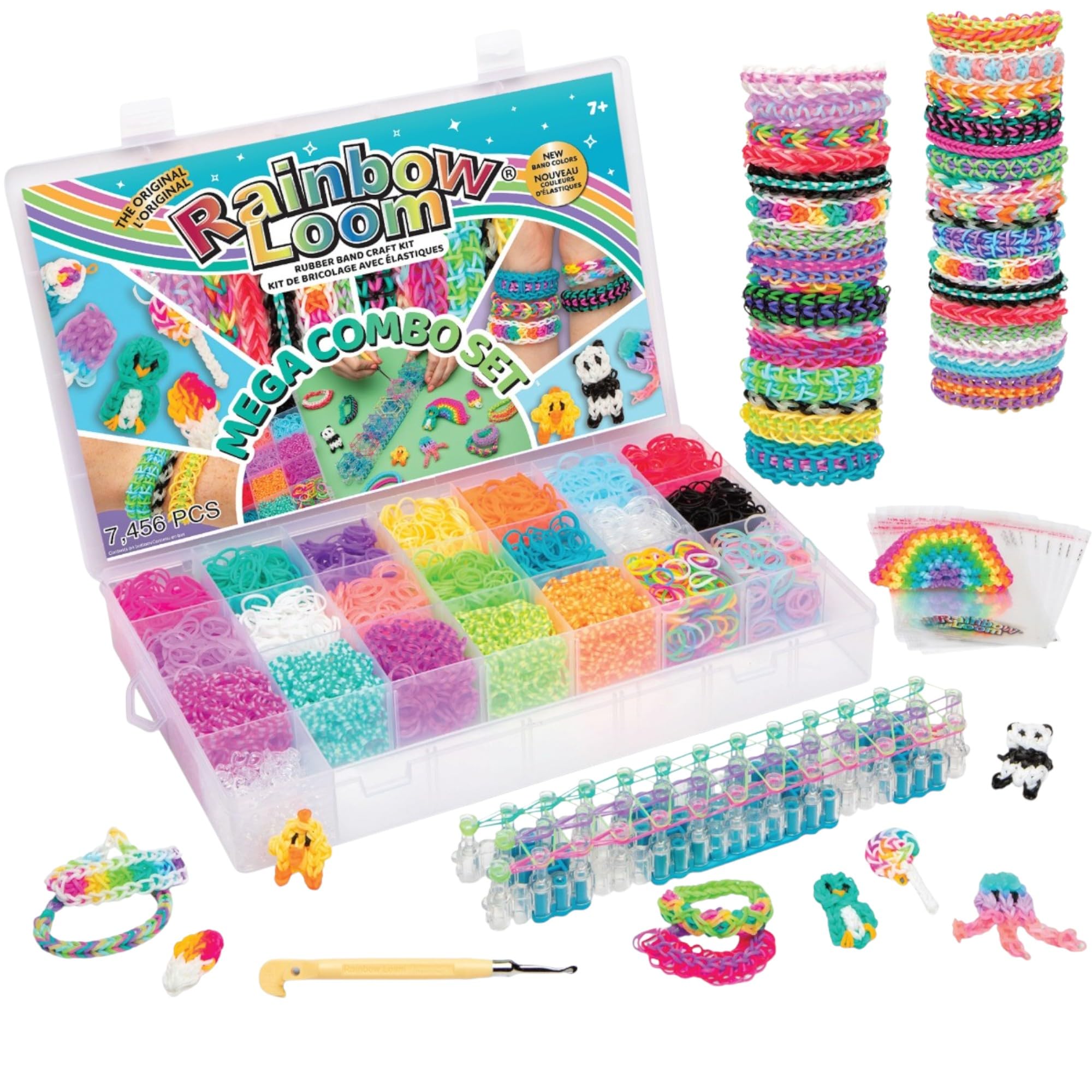 Rainbow Loom Mega Combo Loom Band Kit - 7000 Bands | Ages 7+ | Jewelry Making 1