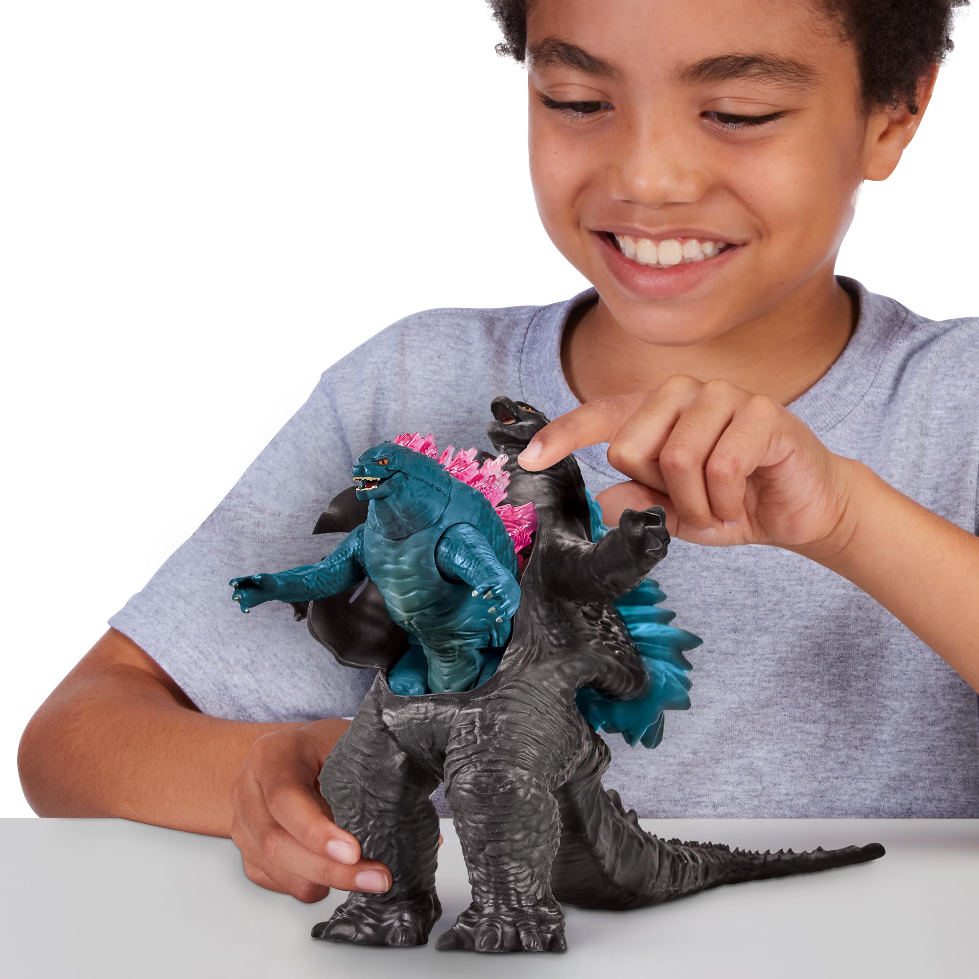 MonsterVerse Godzilla x Kong Titan Evolution Godzilla Action Figure - 7-Inch, Ages 4+