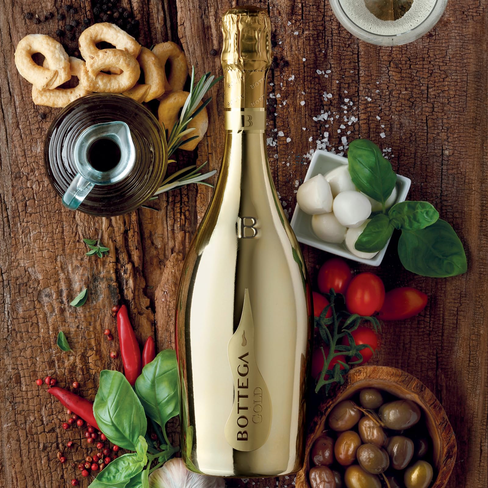 Bottega Gold Prosecco DOC Sparkling Wine | 75cl Bottle | Elegant & Fruity