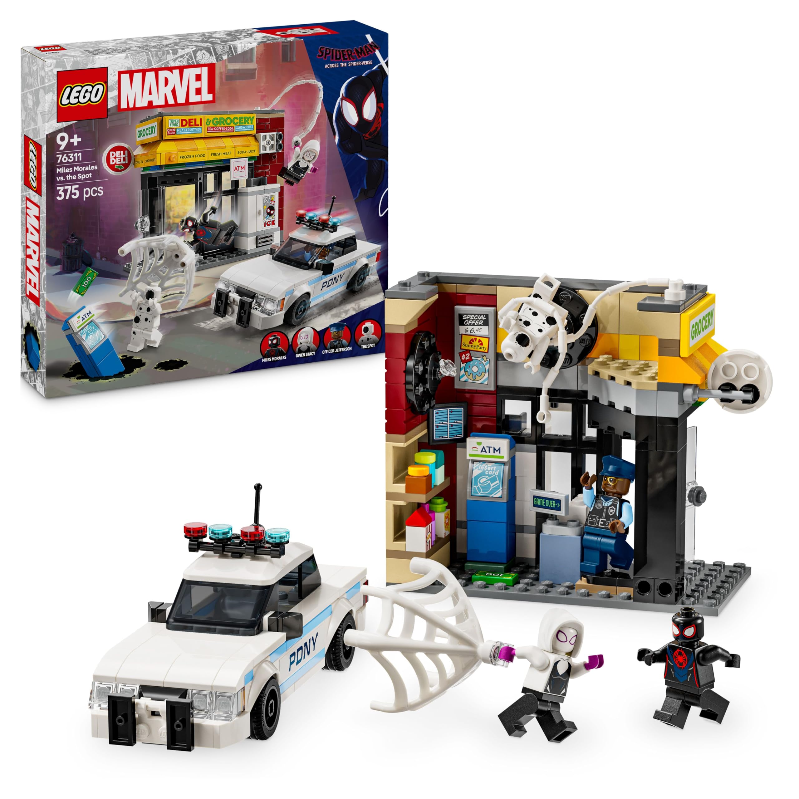 LEGO Marvel Spider-Verse: Miles Morales vs. The Spot Building Set 76311 | Ages 9+ 1