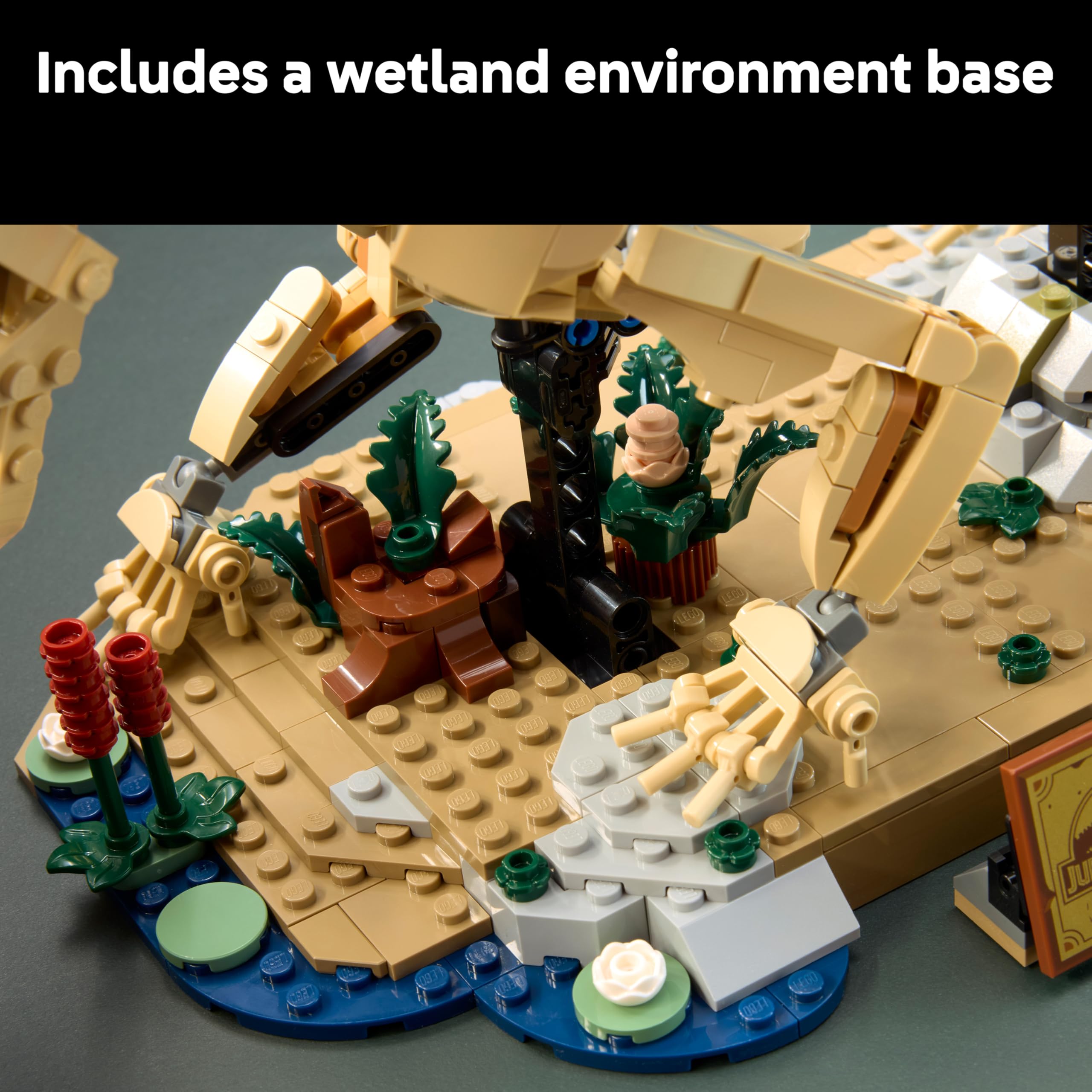 LEGO Jurassic World Dinosaur Fossils: Triceratops Building Set 77985 for Ages 18+ | Display Model 6