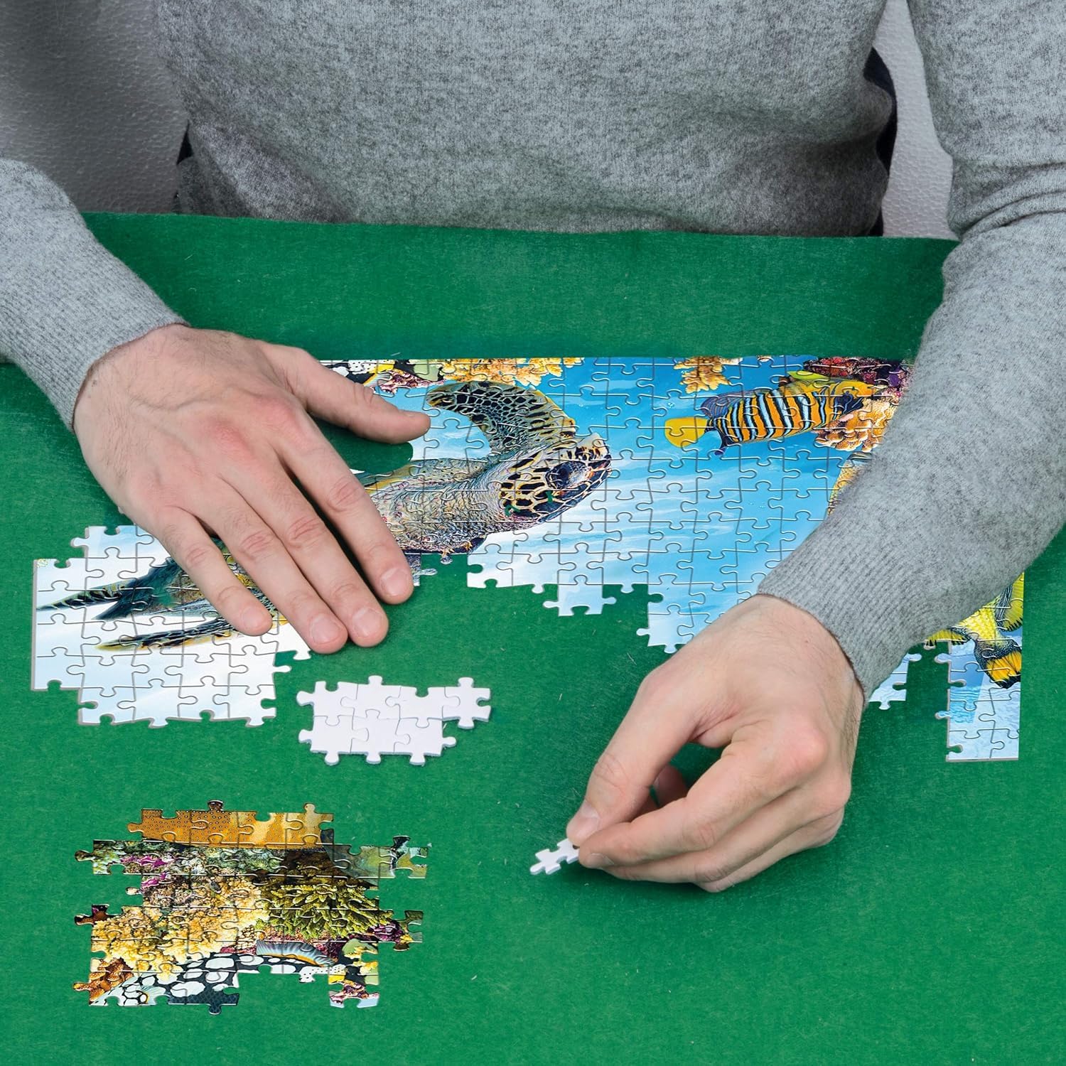 Clementoni Puzzle Mat - Portable Puzzle Storage for Up to 2000 Pieces, Ages 14+ 9