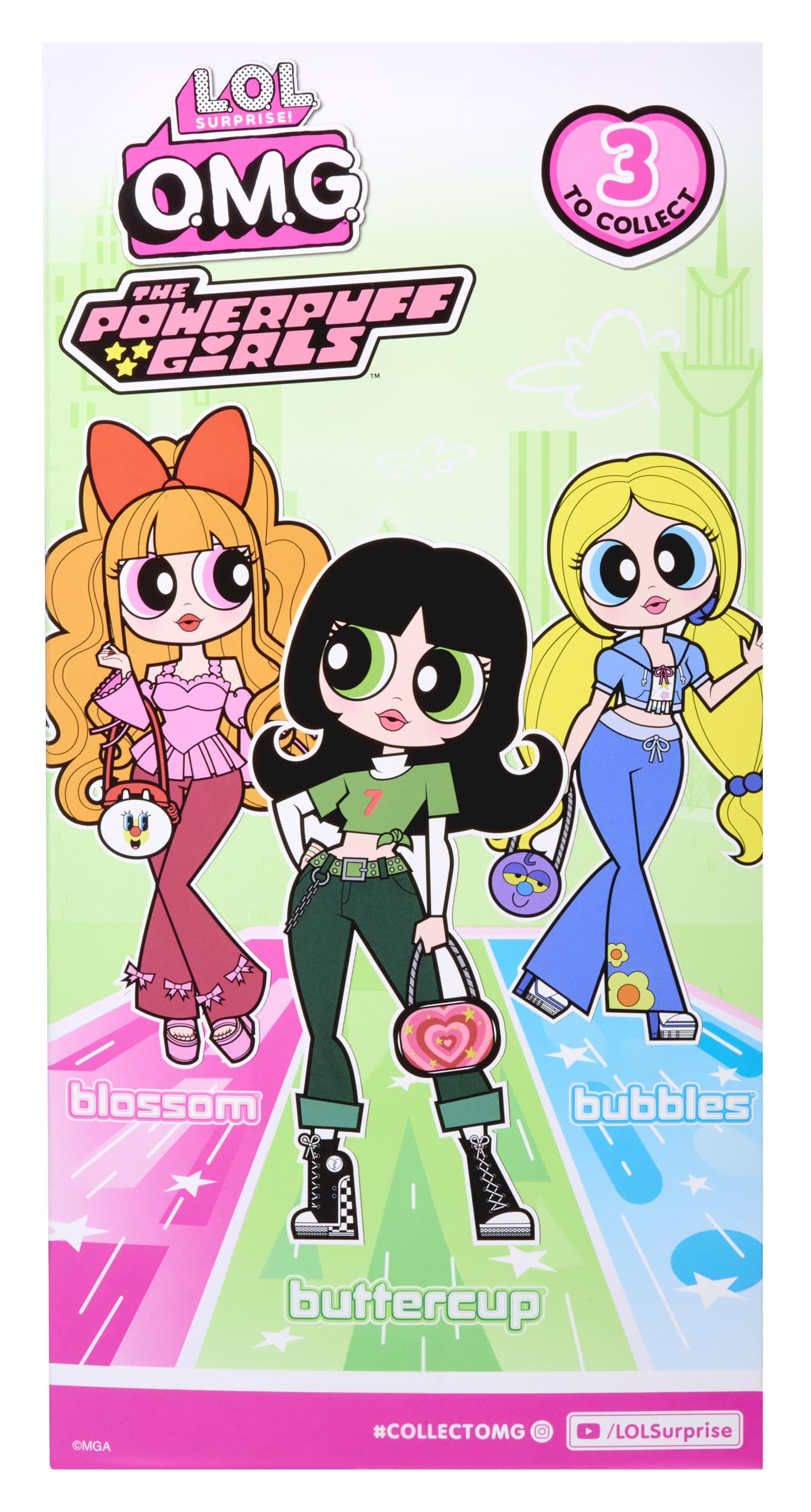 L.O.L. Surprise! OMG Doll - Buttercup The Powerpuff Girls Fashion Doll | 6 Inches | Plastic 9