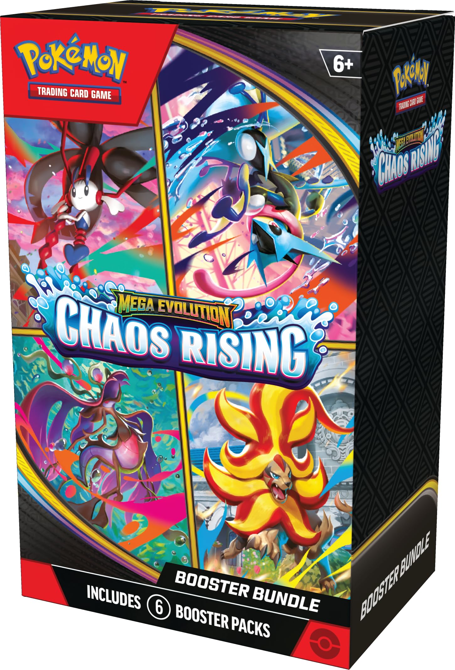 Pokémon TCG: Mega Evolution—Chaos Rising Booster Bundle - 6 Booster Packs | English | Ages 6+ 3