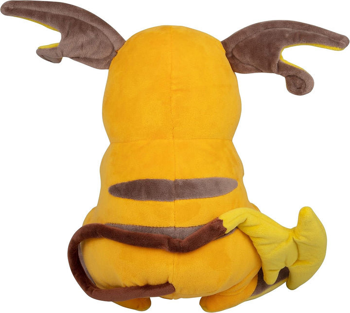 Pokémon Plush - Raichu 30 cm - Soft & Cuddly Stuffed Animal for Kids 0-12 Years