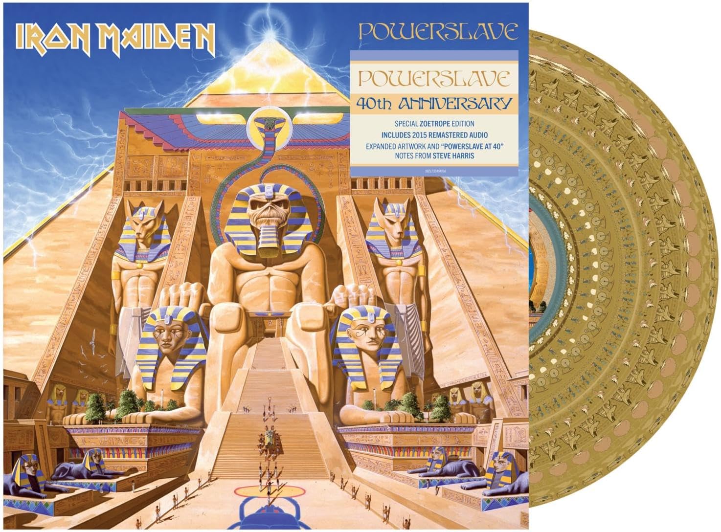 Iron Maiden - Powerslave (40th Anniversary Limited Edition Zoetrope Vinyl) [VINYL] 1