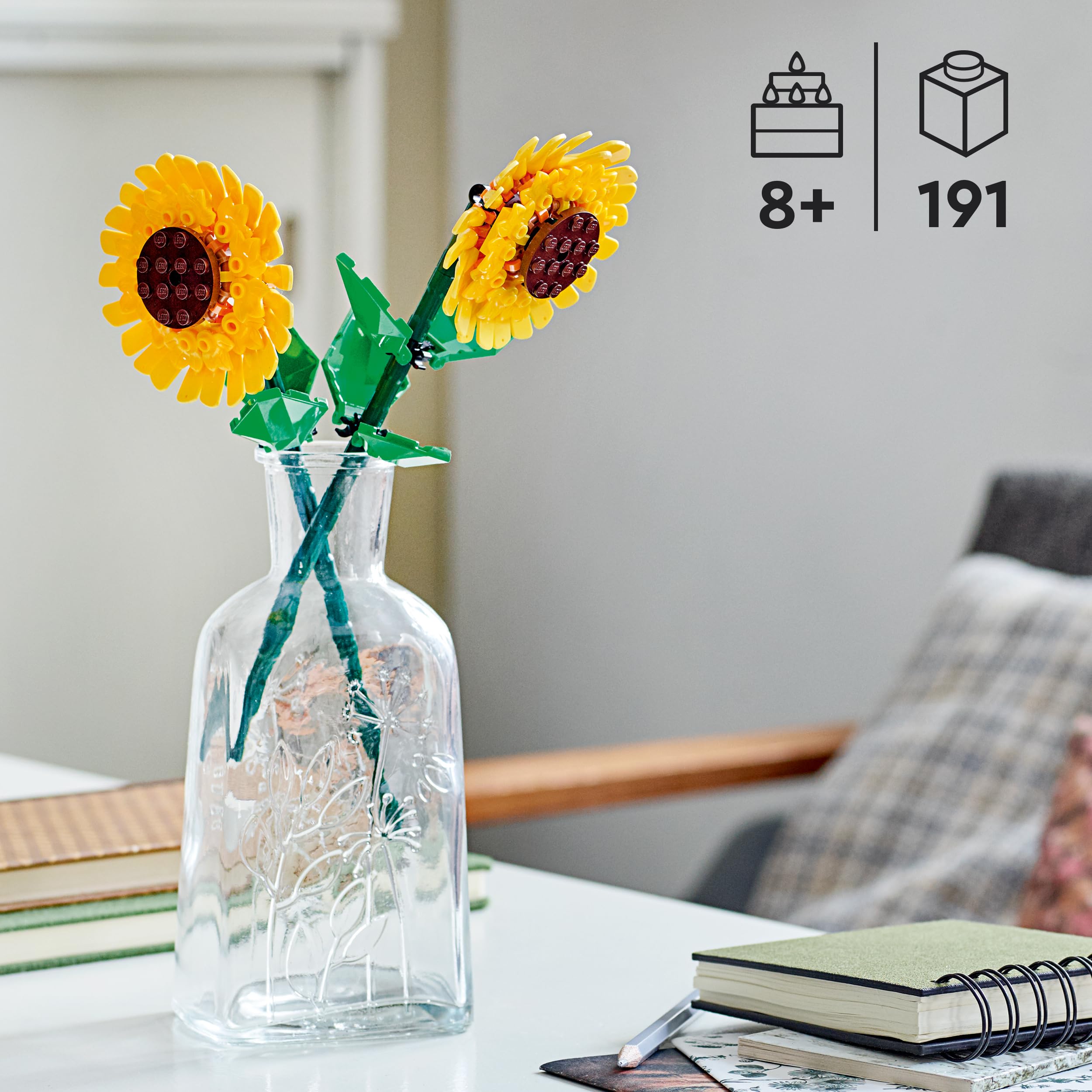 LEGO Botanicals Sunflowers Building Set 40524 | Ages 8+ | 191 Pieces 2