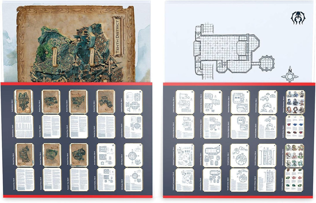 Guildmasters' Guide To Ravnica Maps And Miscellany - Wizards RPG Team (Accessory, 5th Edition)