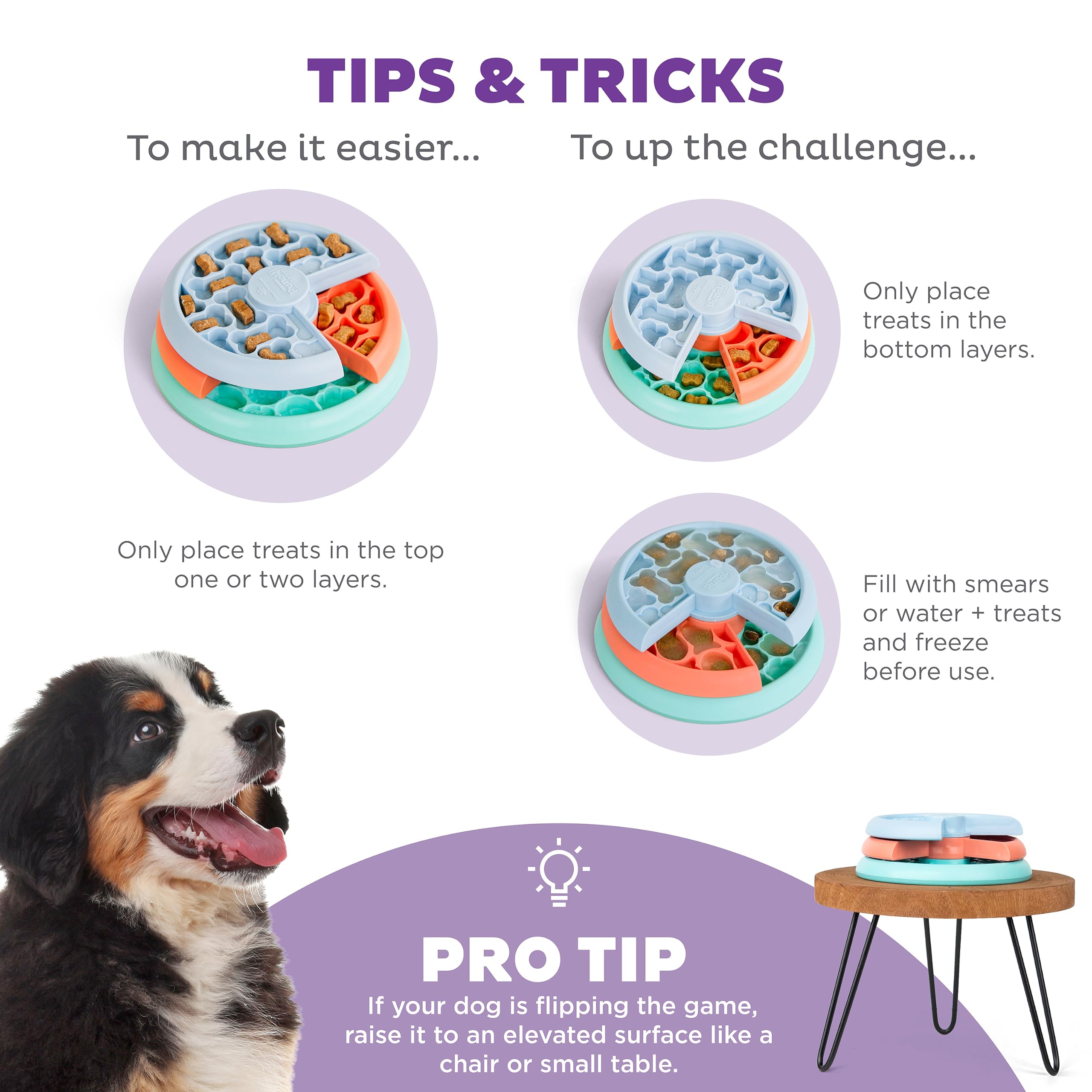 Outward Hound Nina Ottosson Puppy Lickin' Layers Interactive Dog Puzzle Game | Level 2 Intermediate | Small Size 4