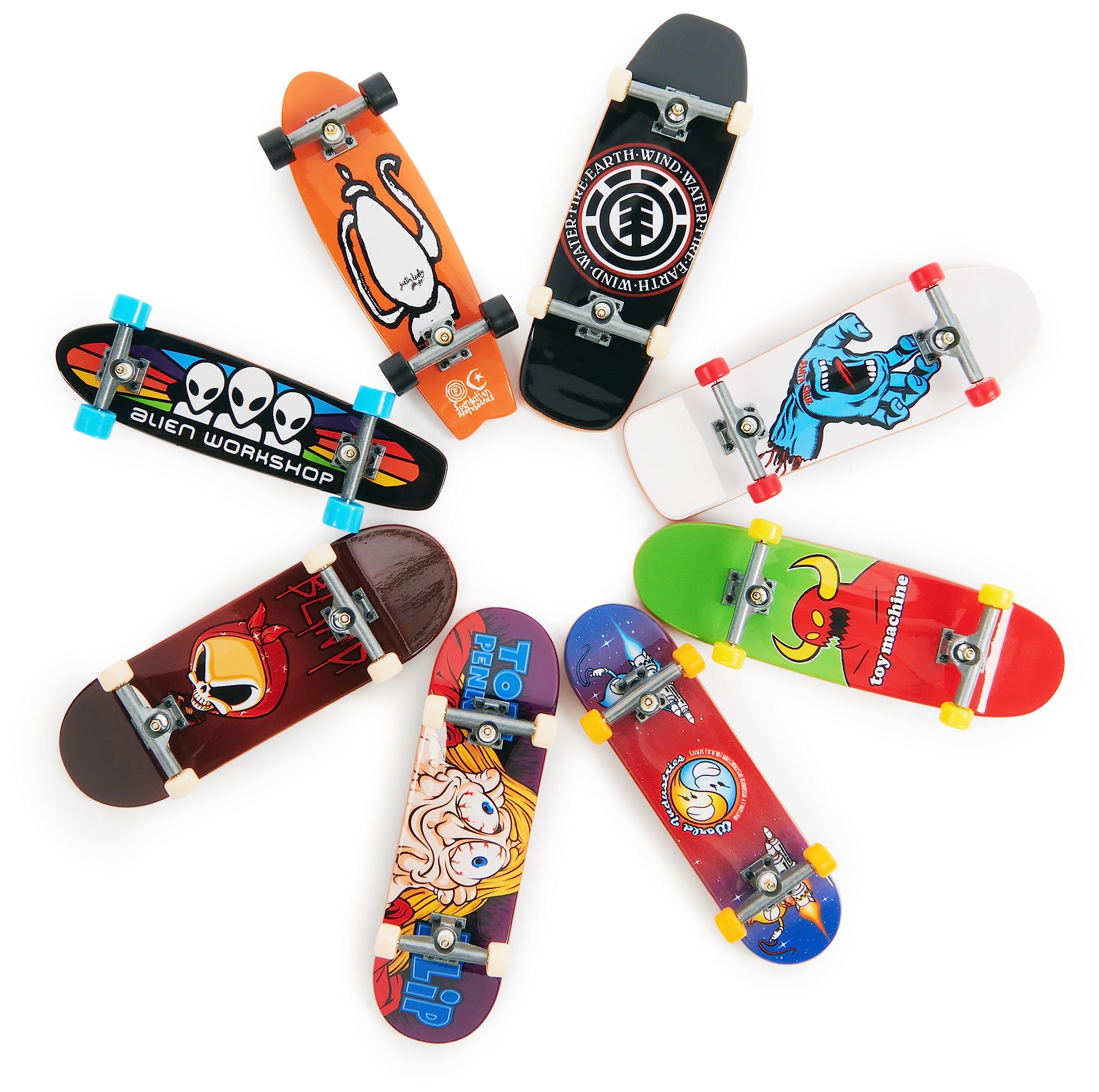 Tech Deck 25th Anniversary 8-Pack with Exclusive Silver Collector's Edition Figure 12