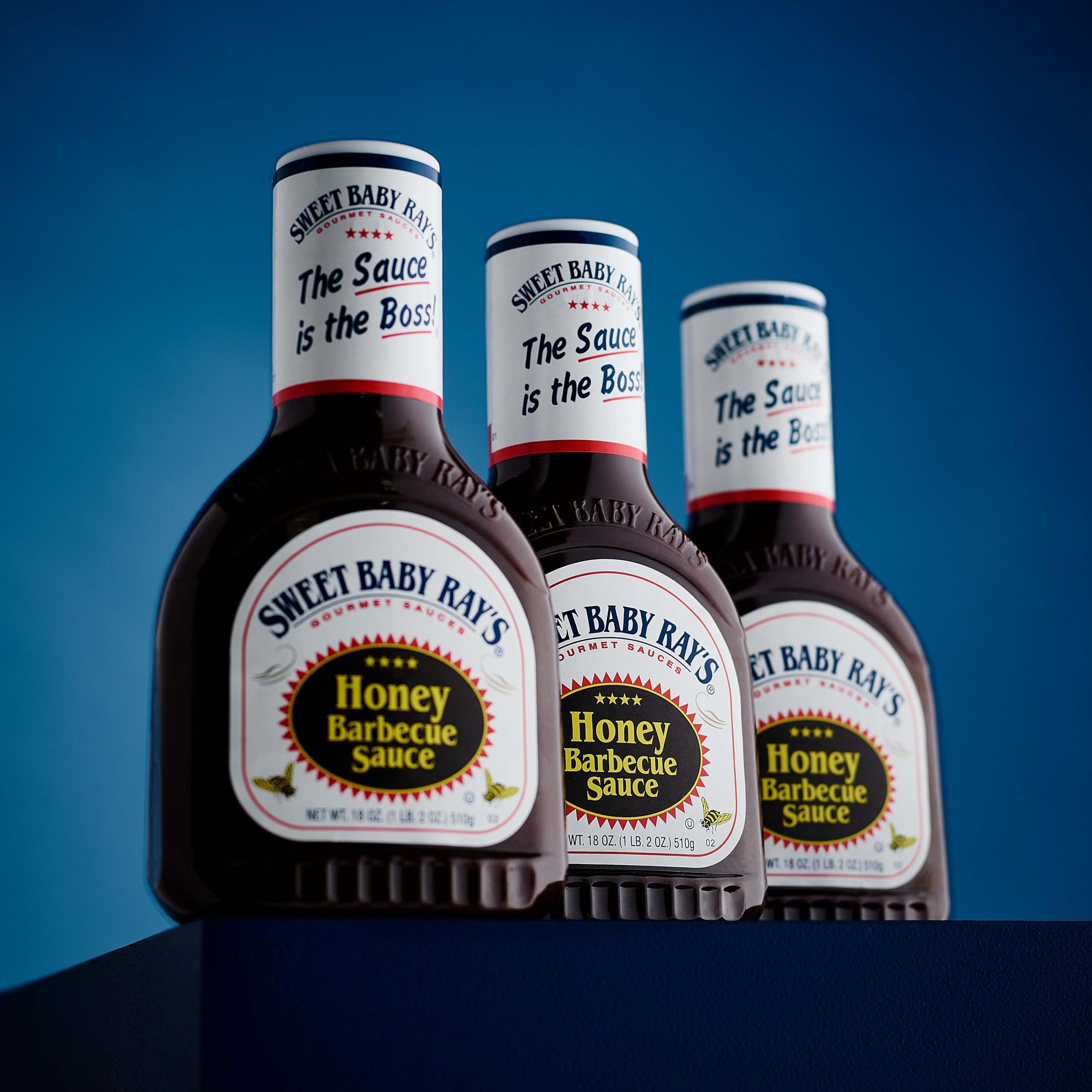 Sweet Baby Ray's Honey BBQ Sauce - Sweet & Smoky Flavor | Gluten Free | 18oz Bottle 2