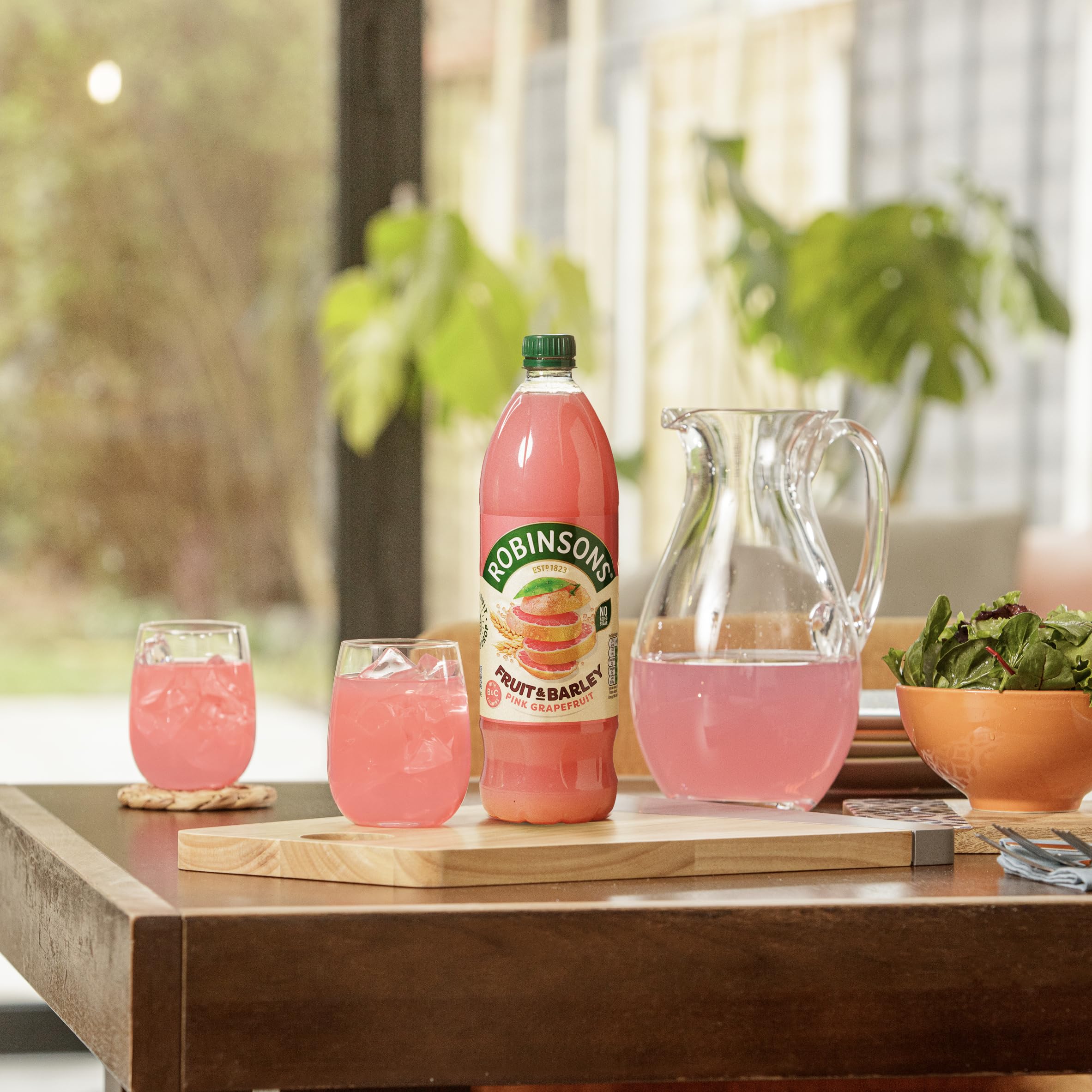 Robinsons Fruit and Barley - Real Fruit Squash, Low Calorie - Pink Grapefruit 5