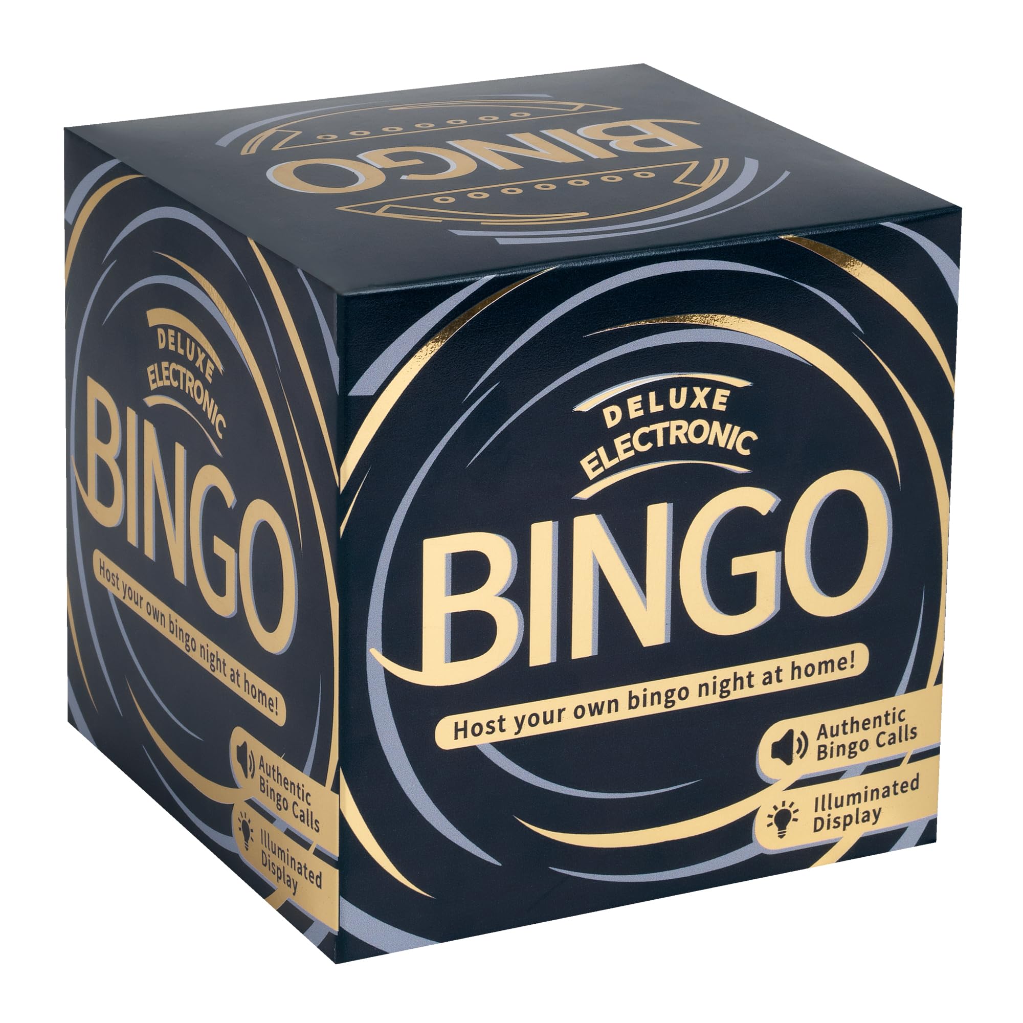Ideal Deluxe Electronic Bingo Game with 7 Variations, Illuminated Screen & 100 Cards 1
