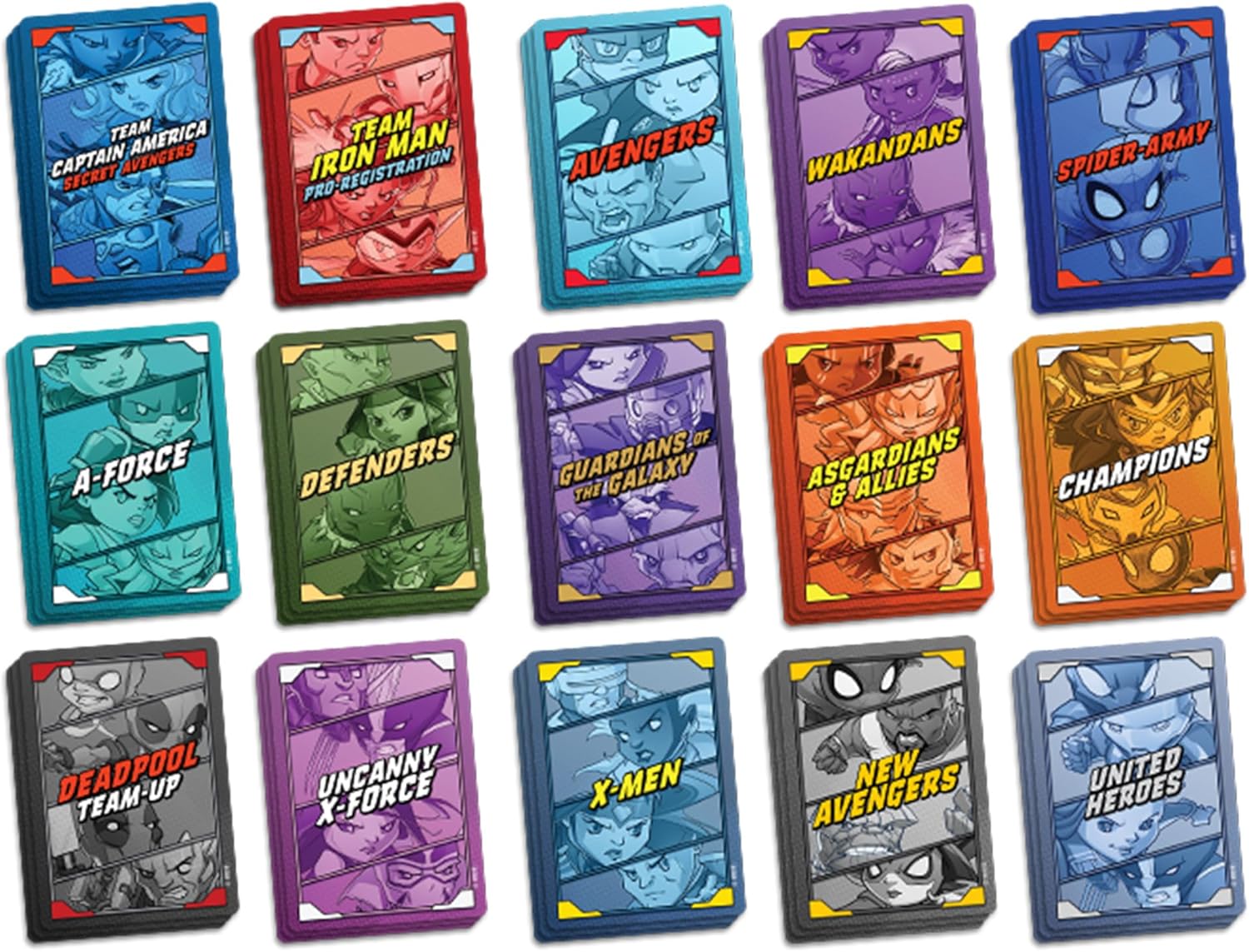 CMON Marvel United: Team Decks Expansion – Board Game Expansion 1