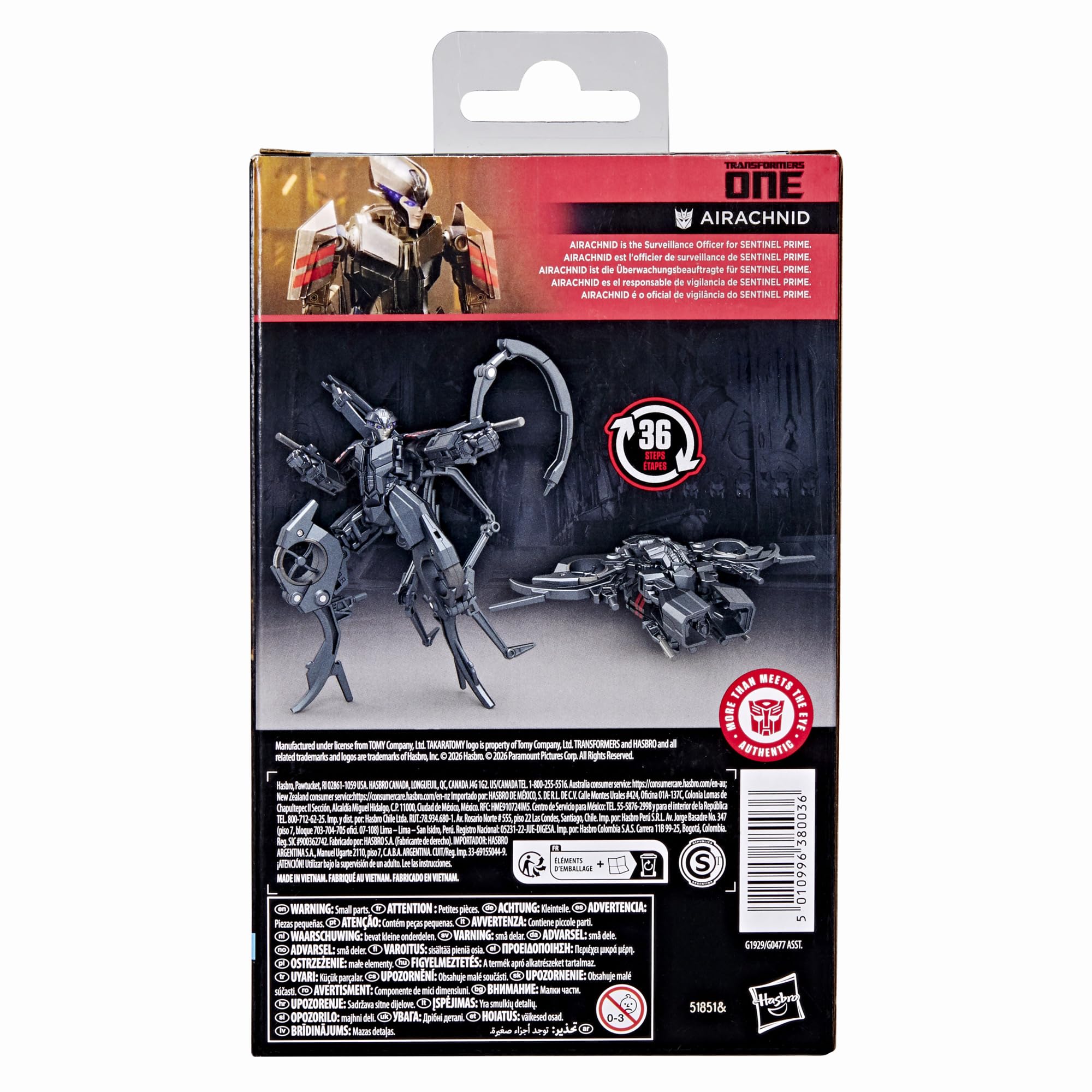 Transformers Studio Series Deluxe Class Airachnid Action Figure | 11cm | 36 Steps 5
