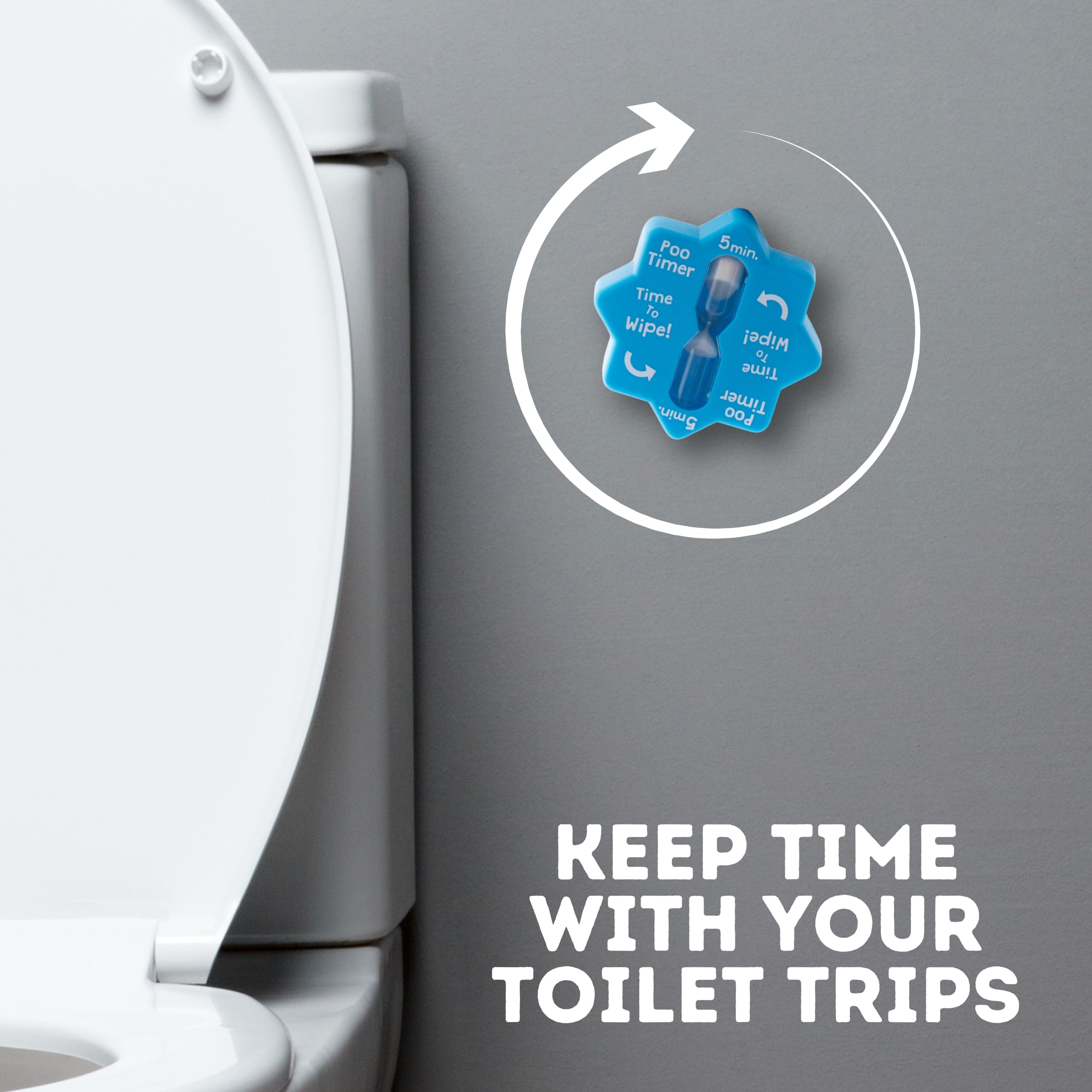 Boxer Gifts OT2054 Poo Toilet Timer - Funny Novelty Gift for Men, 3 Years and Up 9